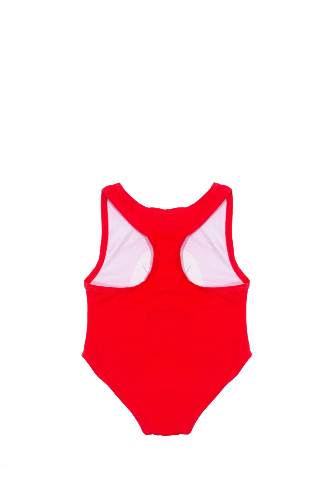 Shop Stella Mccartney One Piece Swimsuit In Nylon In Red