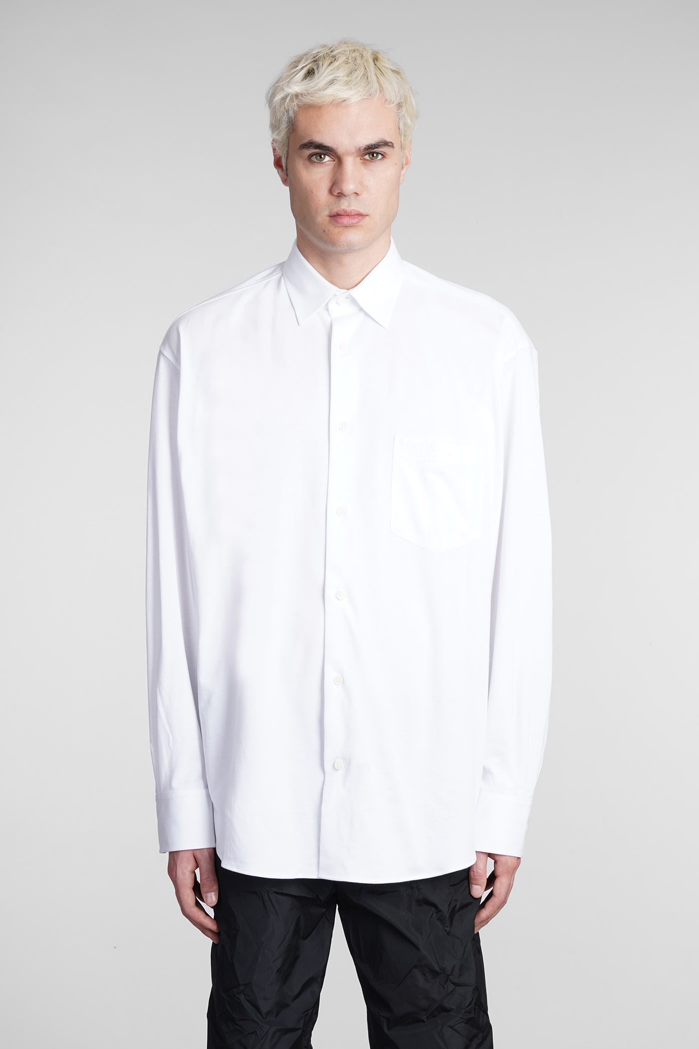 VETEMENTS Shirt In White Cotton