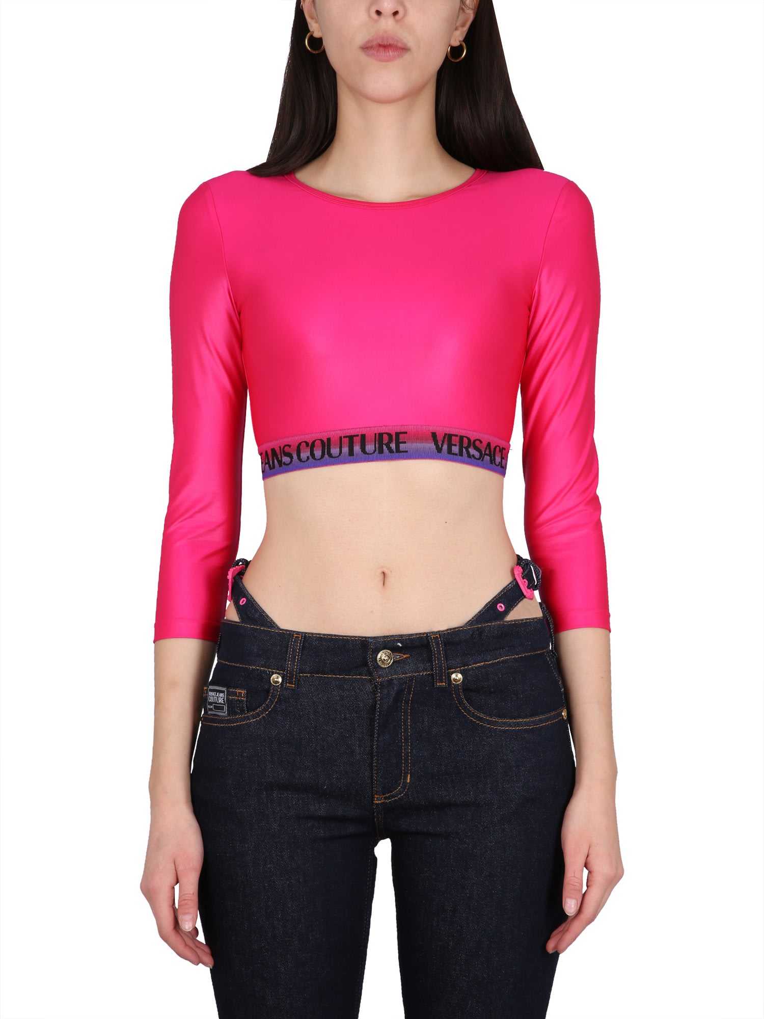VERSACE JEANS COUTURE CROPPED TOP