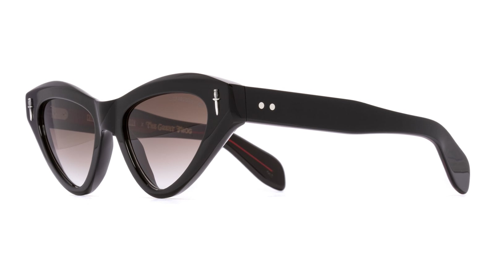 Shop Cutler And Gross The Great Frog - Mini / Black Sunglasses