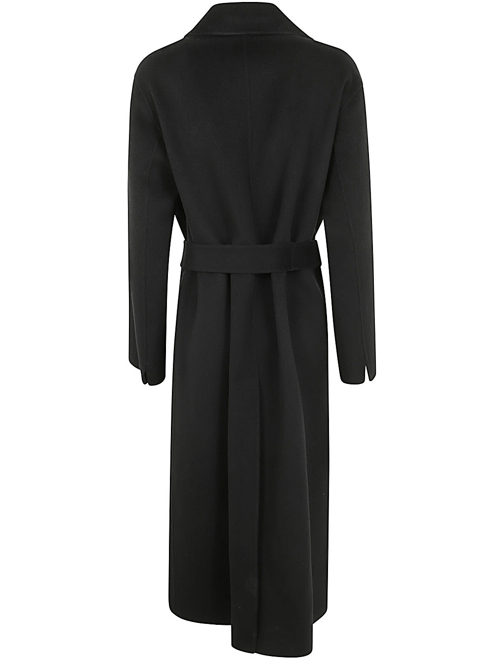 Shop Pinko Cornice Boublelayers Coat In Black Limousine