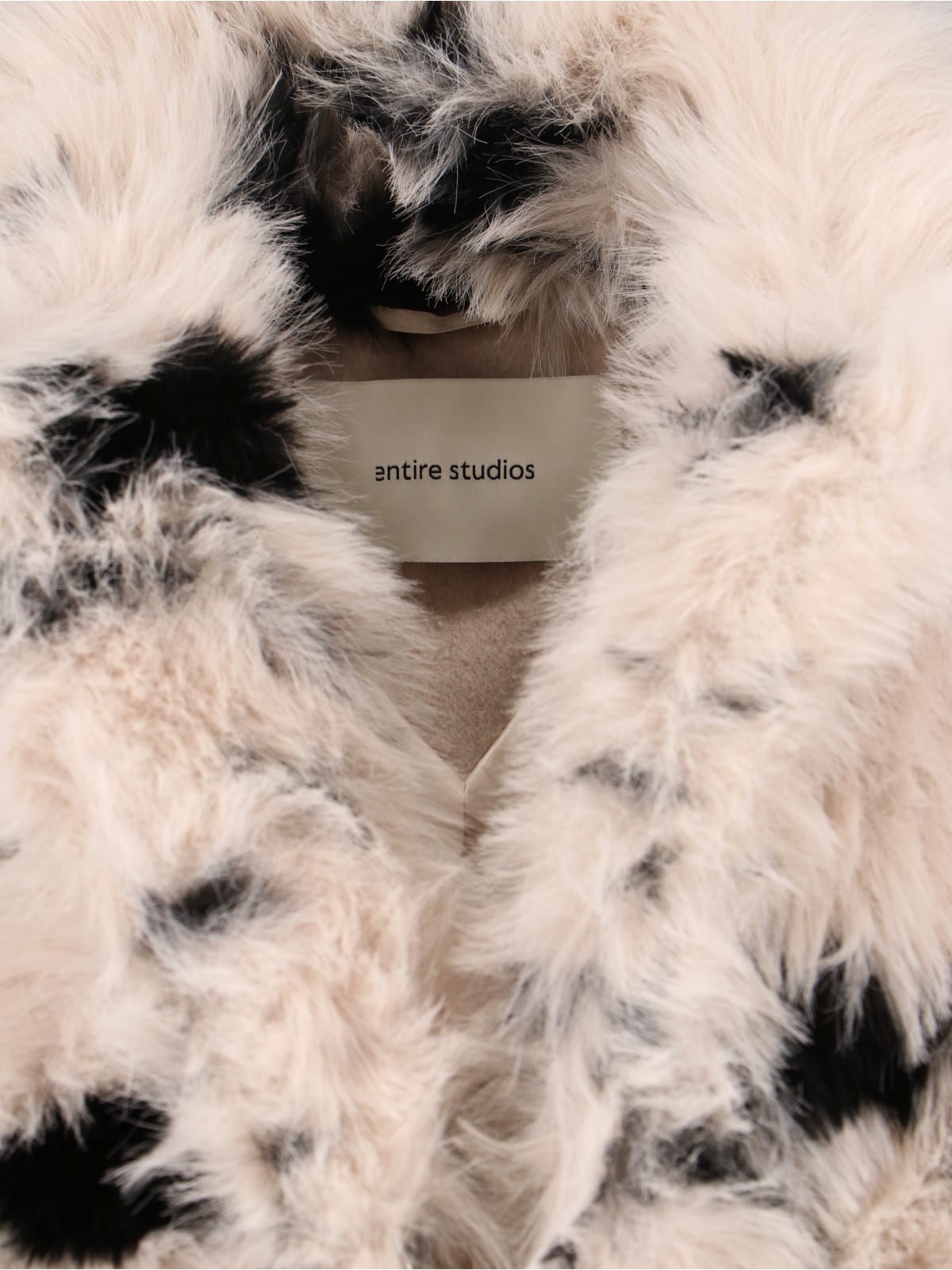 Entire Studios Coco Maxi Coat In Neutral