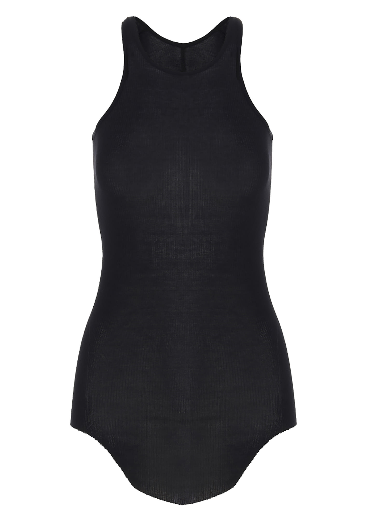 Rick Owens Ribbed-knit Cotton Tank Top