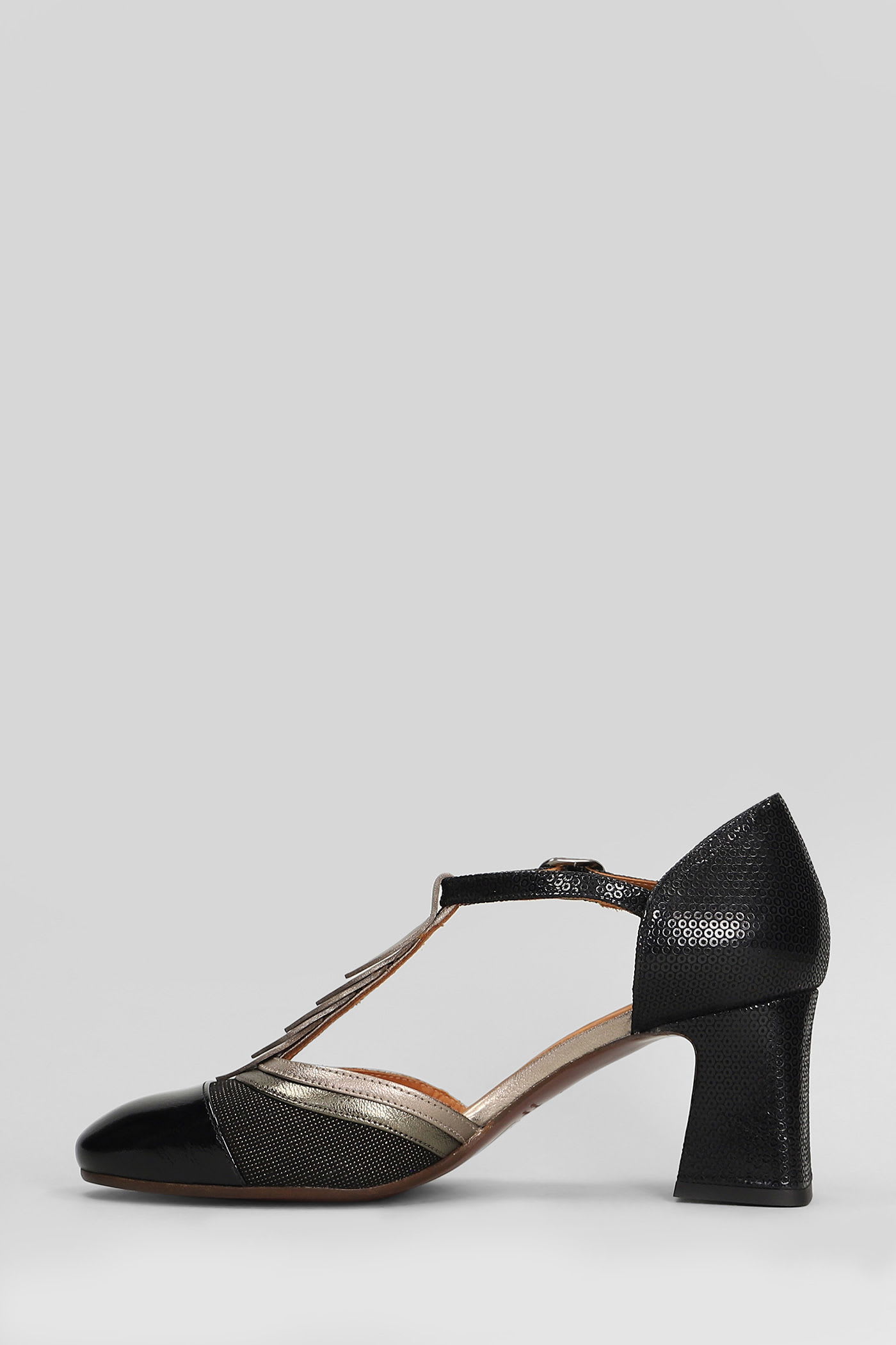 Chie Mihara Filly Pumps In Black Leather In Black