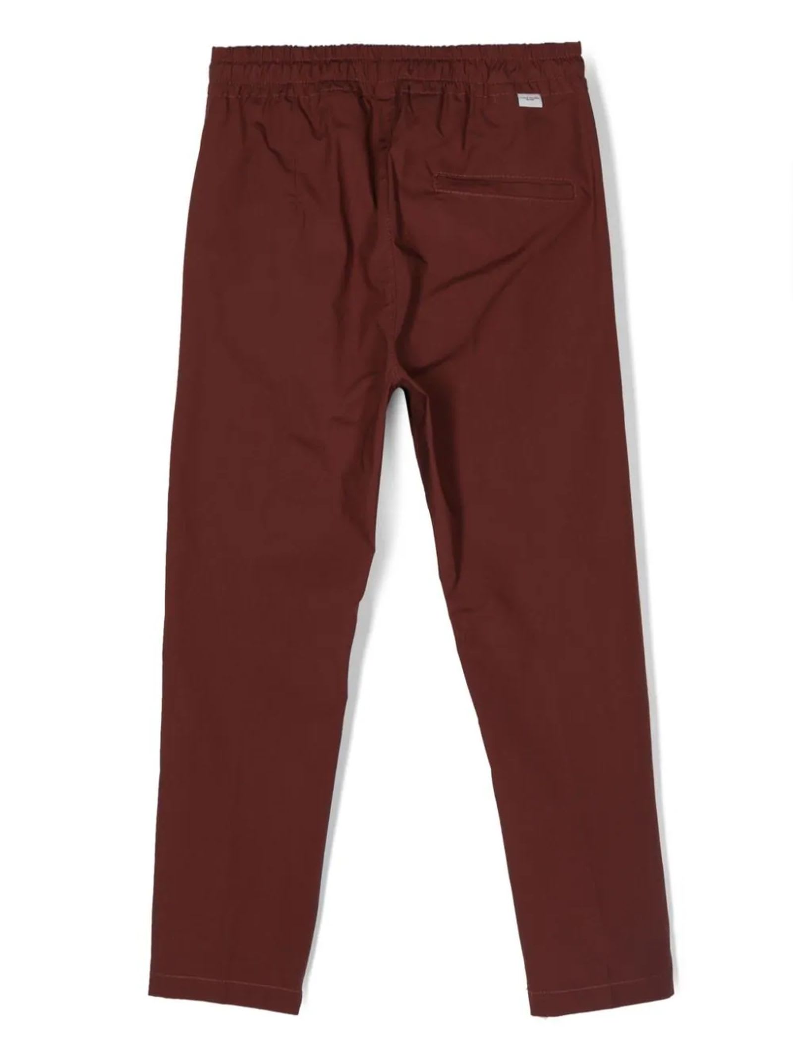 Shop Paolo Pecora Trousers Red