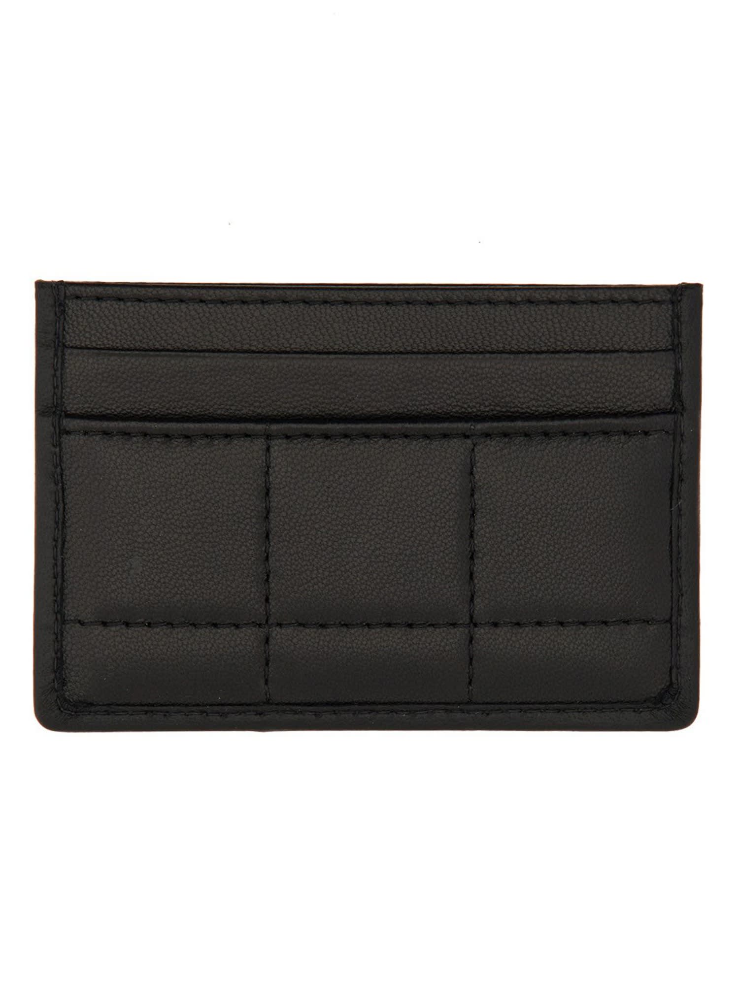 Shop Dsquared2 Card Holder With Logo In Nero+palladio