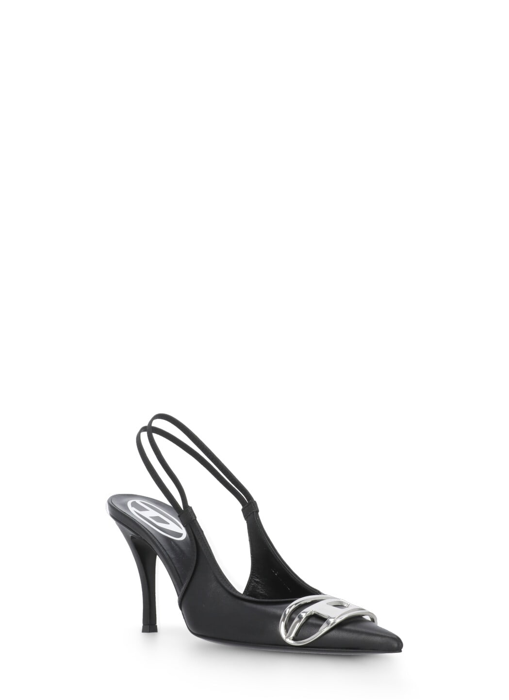 Shop Diesel D-venus Heeled Shoes In Black