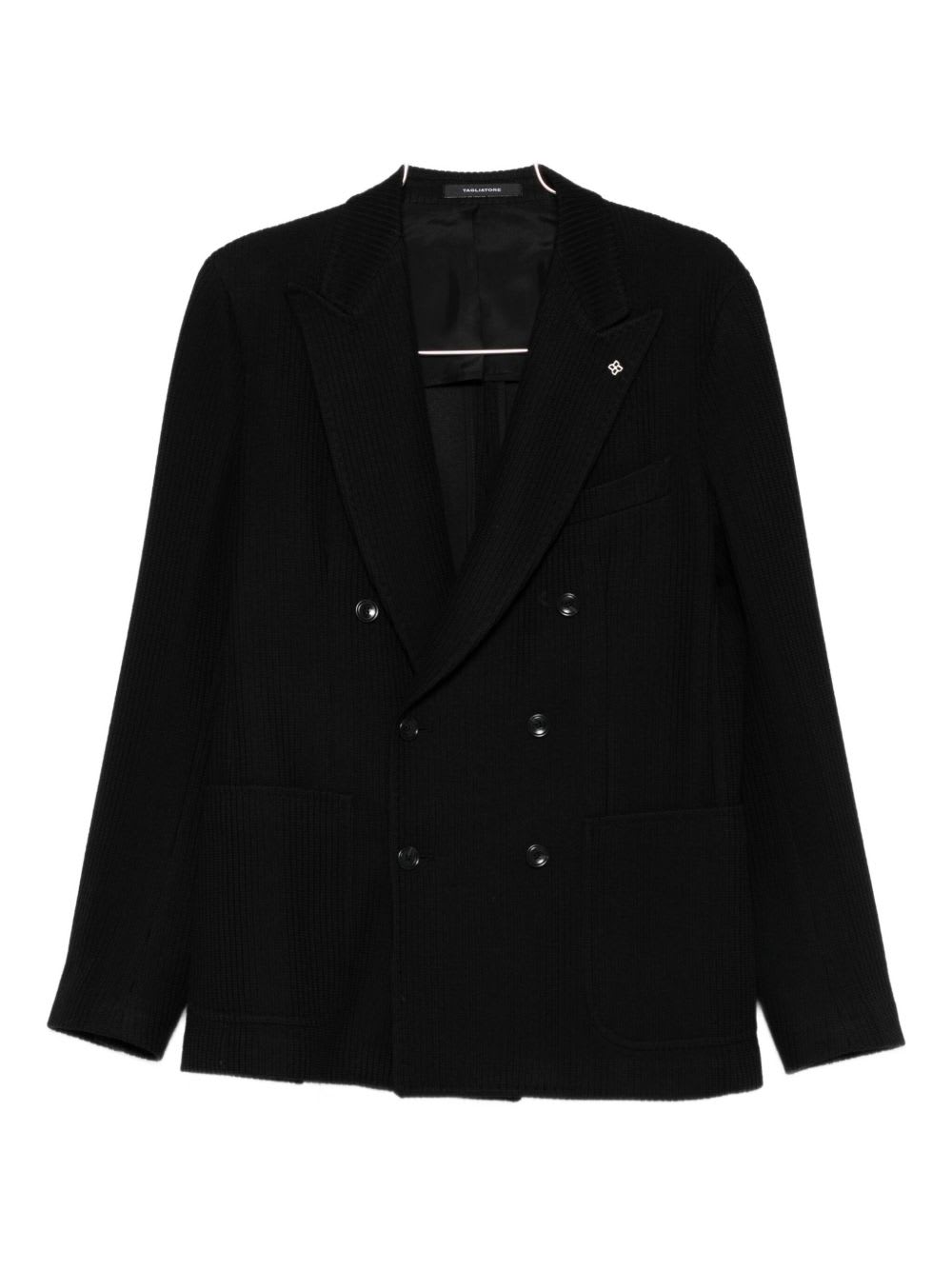 Tagliatore Double-breasted Jacket In Black