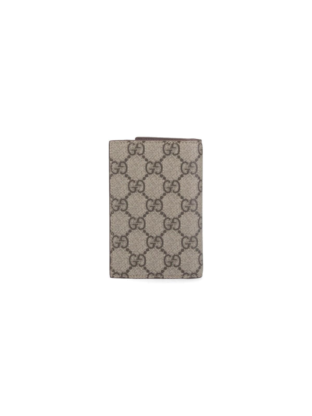 Gucci Gg Long Bi-fold Card Holder In Neutral