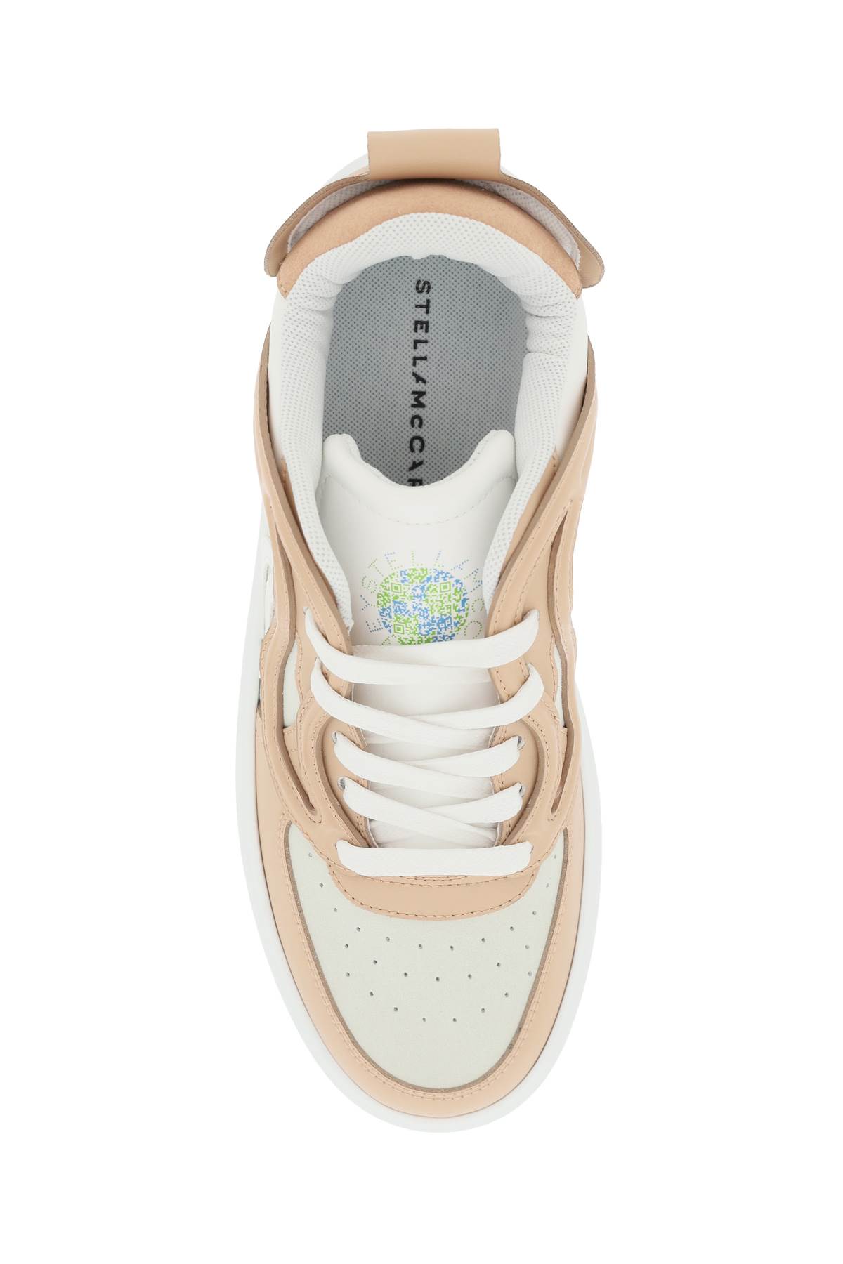Stella Mccartney Stella Mc Cartney Multicolor Sporty Mat S Wave Sneakers In New Blush (white)