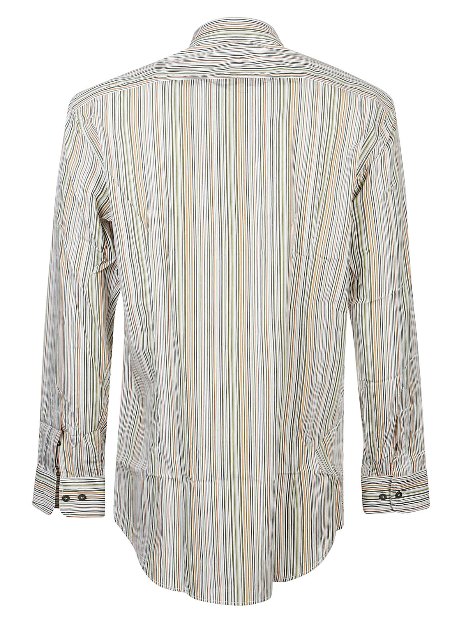 ETRO ROMA BOTTON DOWN LOGO SHIRT 