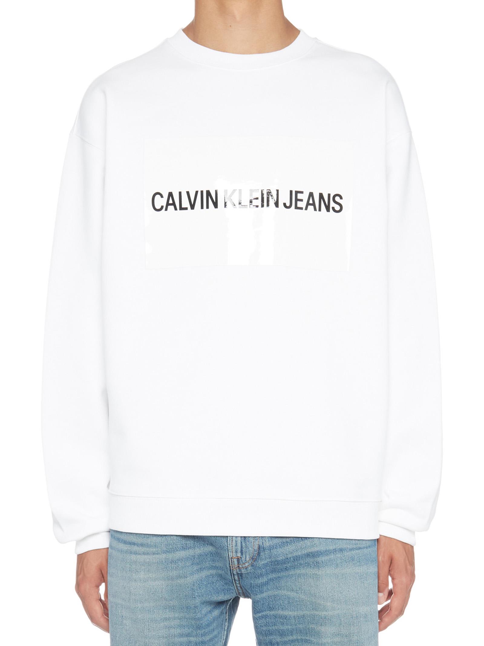 calvin klein jeans institutional logo sweatshirt