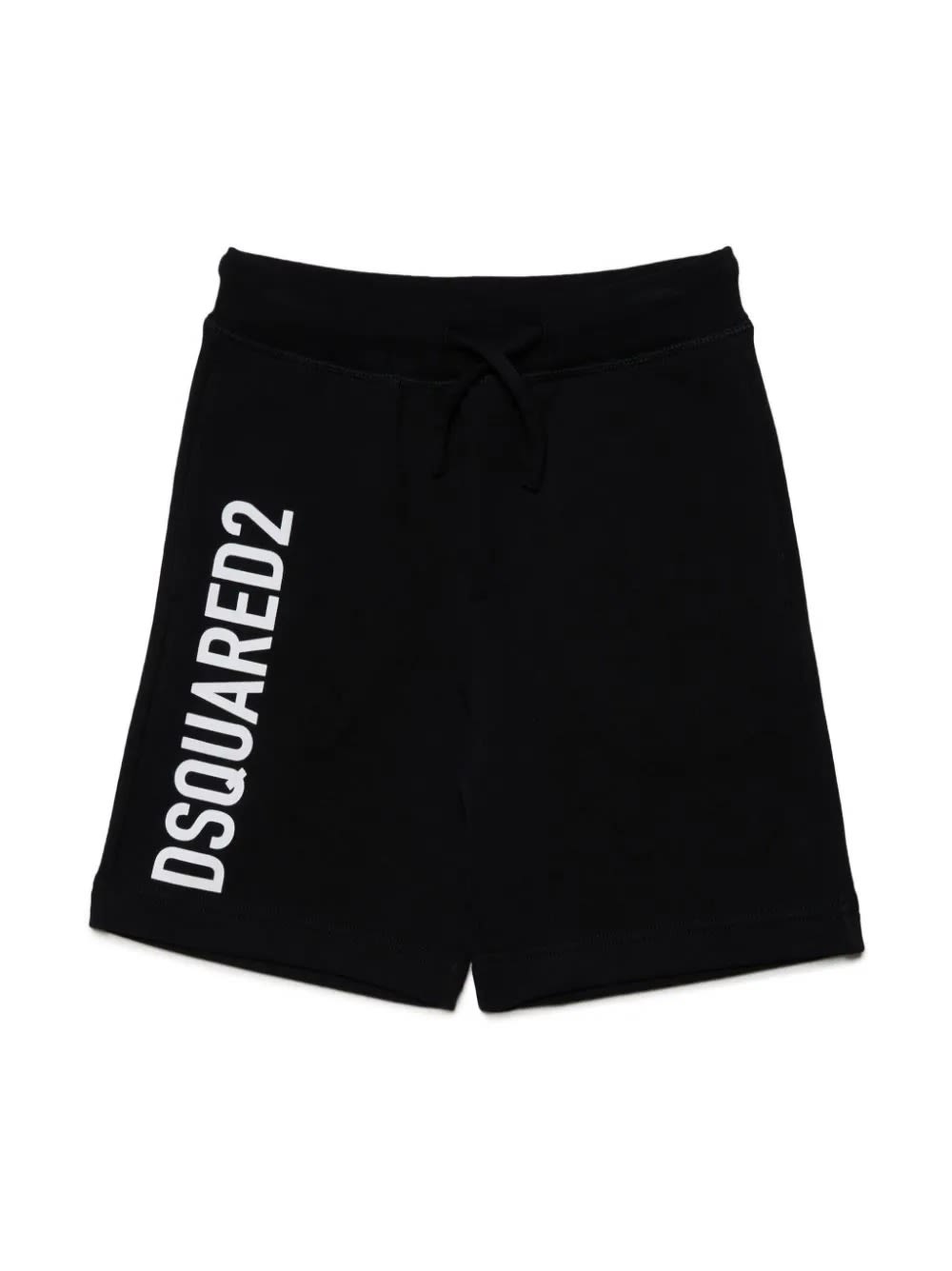 Shop Dsquared2 Black Sports Shorts With Logo