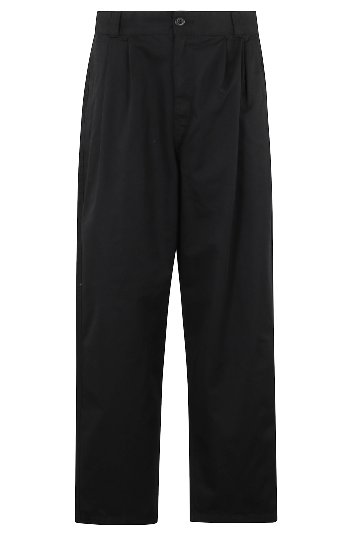 Carhartt Wip Pantalone Cole Cargo Lane Popelin In Black