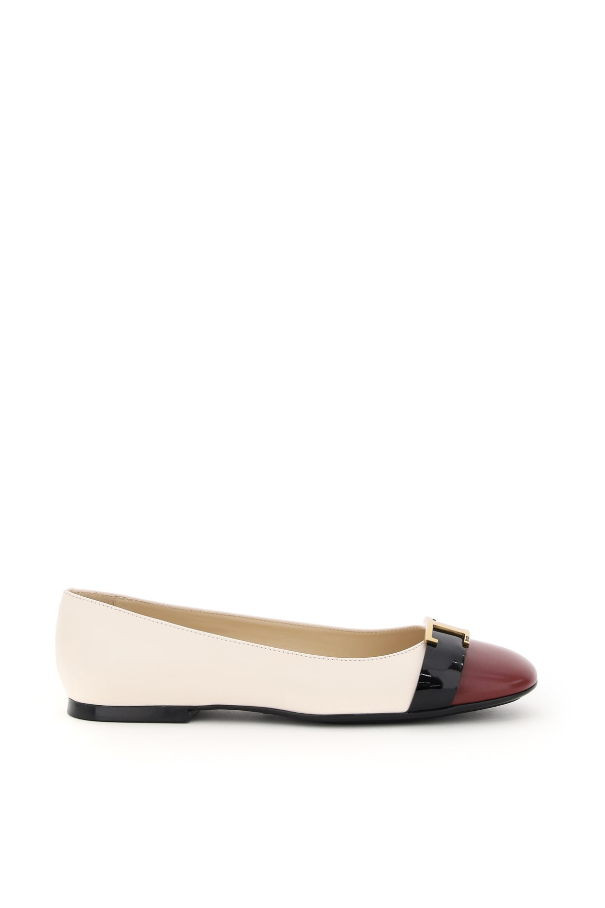 Buy Tods T Timeless Multicolor Ballet Flats online, shop Tods shoes with free shipping