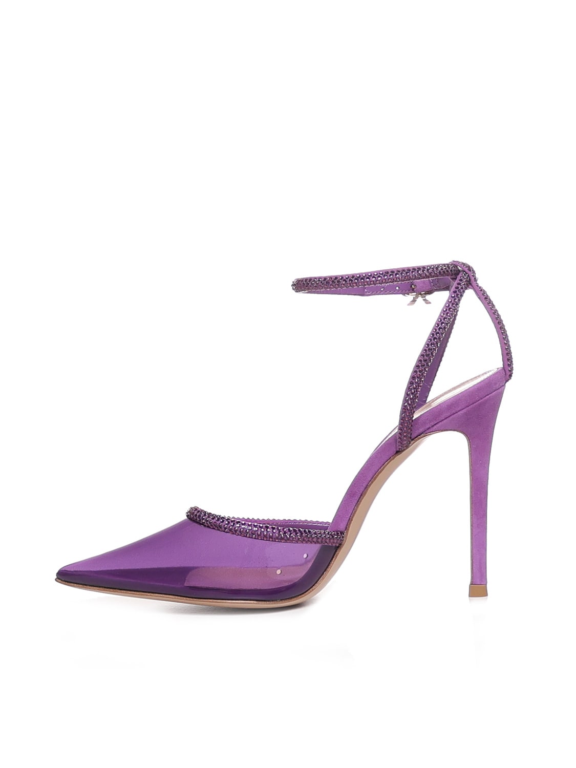 Shop Gianvito Rossi Décolleté With Strap In Freesia+freesi