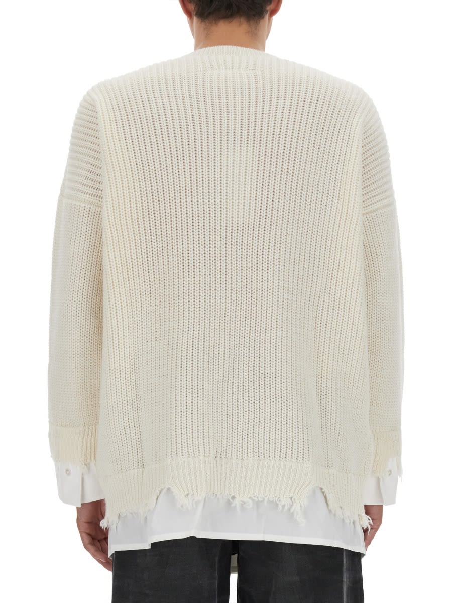 MM6 MAISON MARGIELA SHIRT BOTTOM SWEATER 