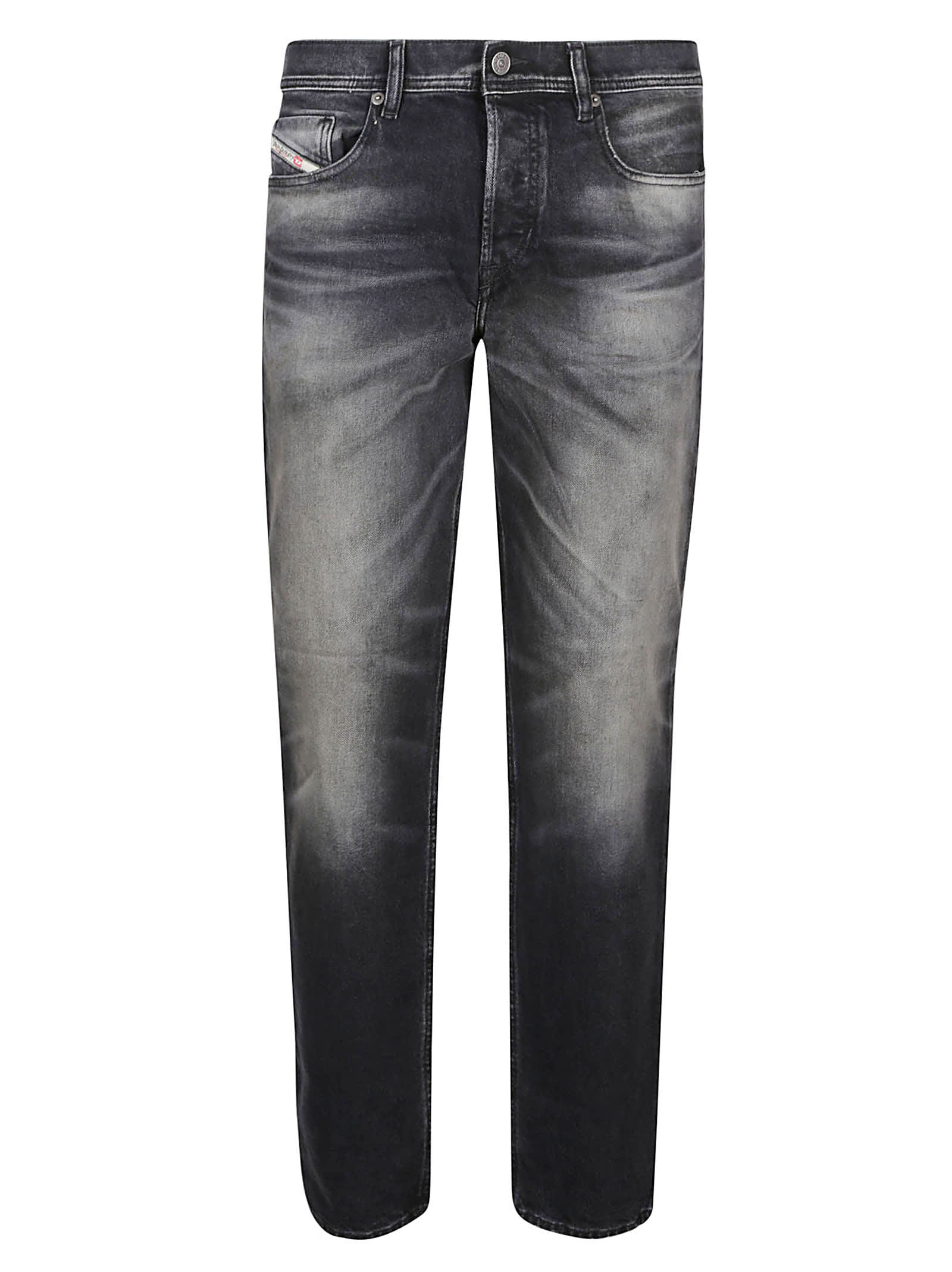 Shop Diesel 2023 D-finitive L.32 Jeans In Grey