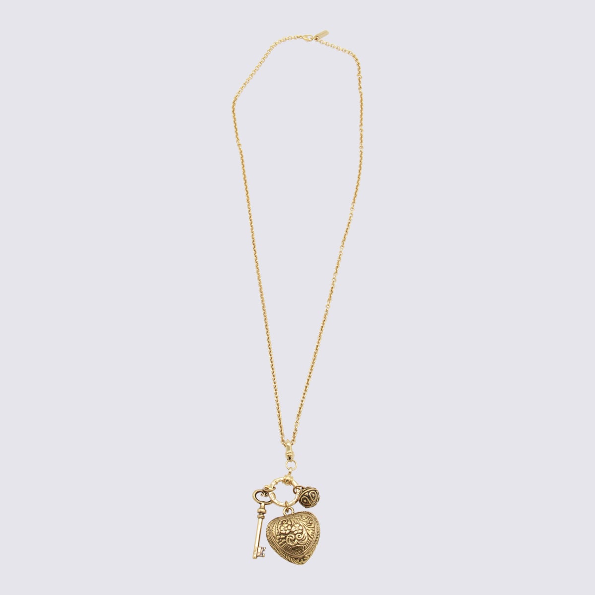 Chloé Victorian Charm Necklace In Gold