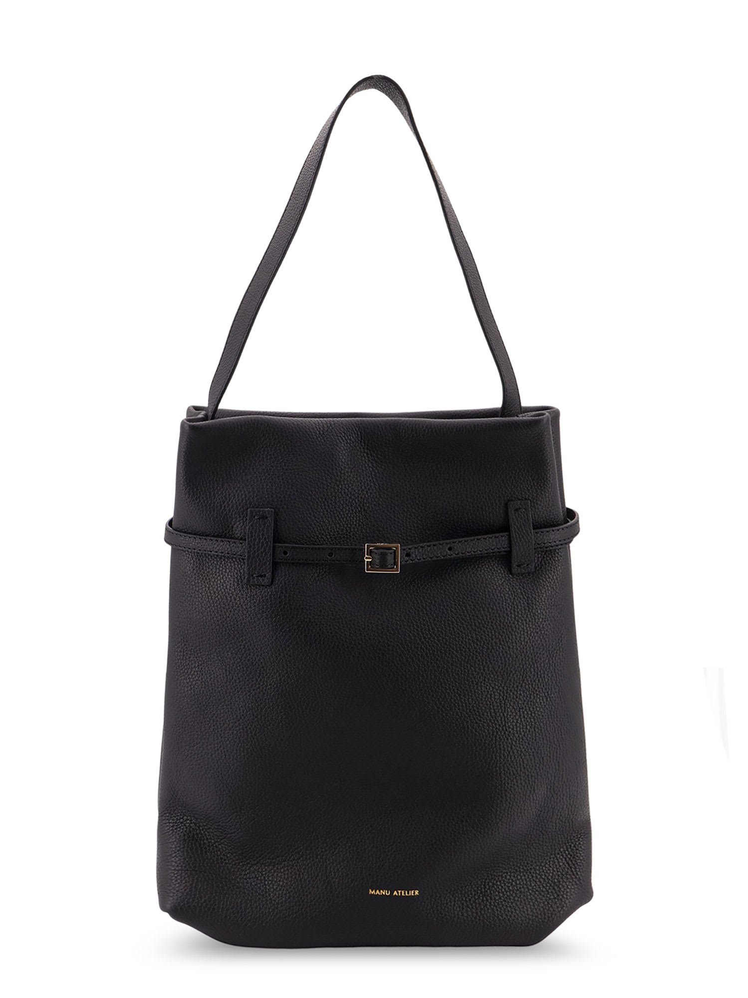 Manu Atelier Tote Du Jour Leather Shoulder Bag