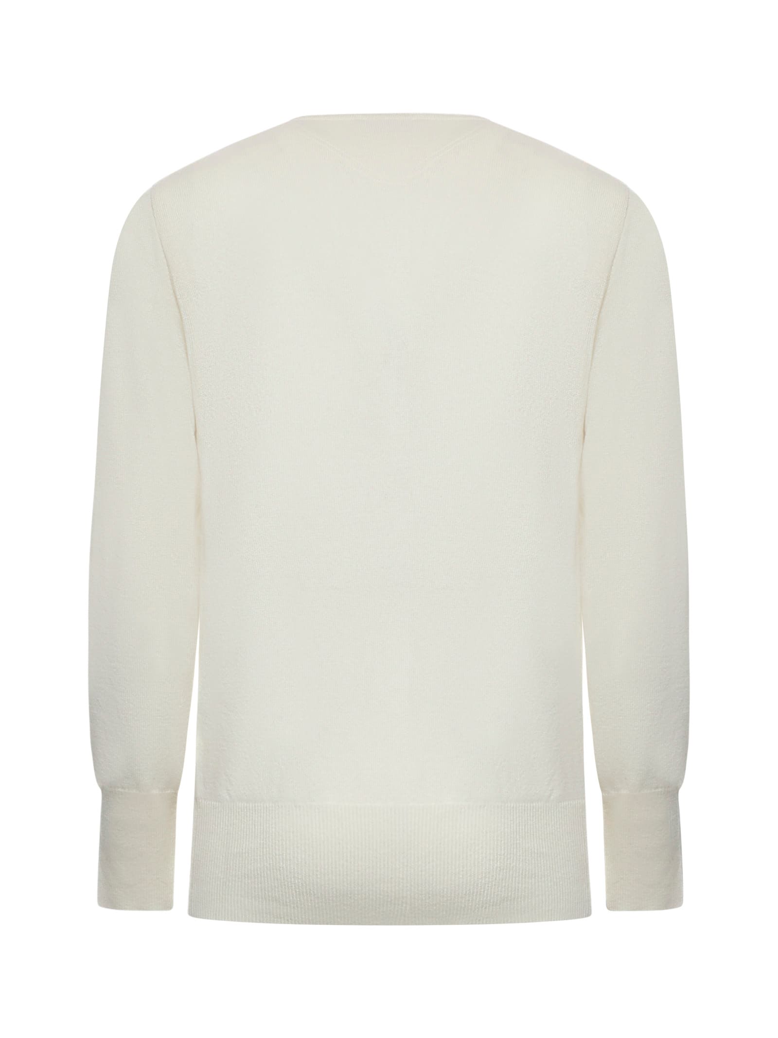 Shop Lardini Sweater In White