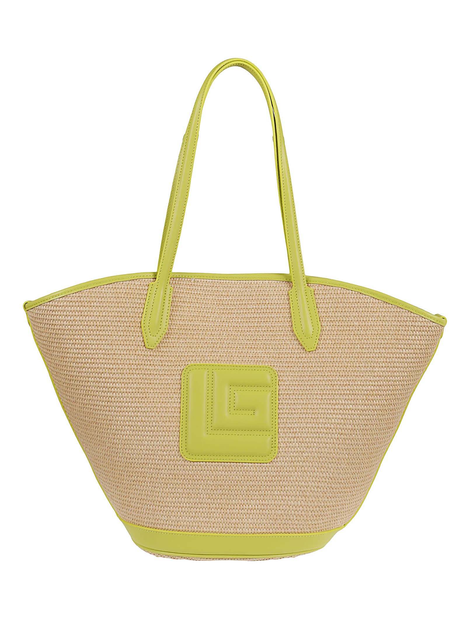 Guy Laroche Large Bag In Natural/lime