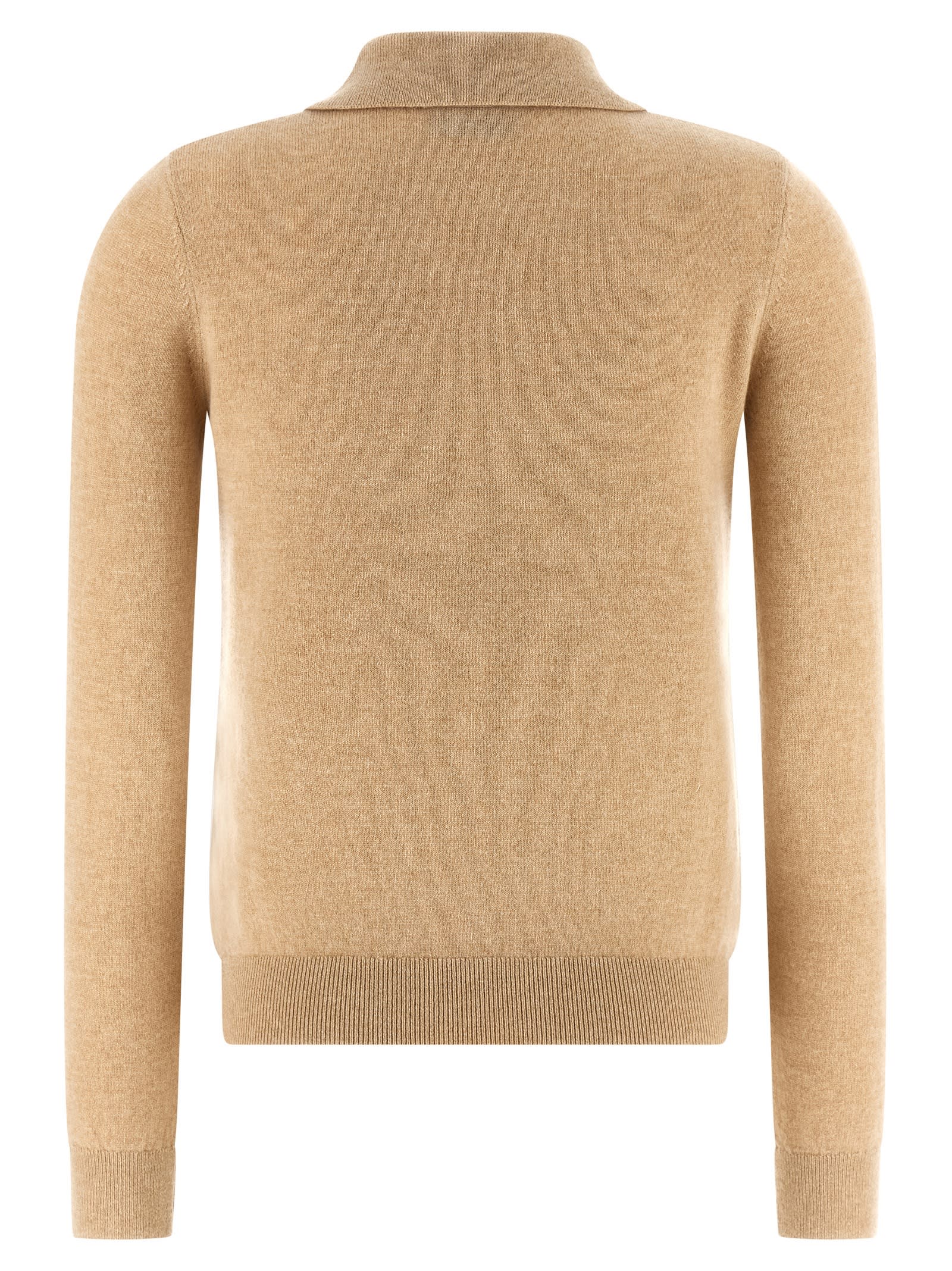 Elisabetta Franchi Cashmere Sweater Sweaters And Cardigans Beige In Nude