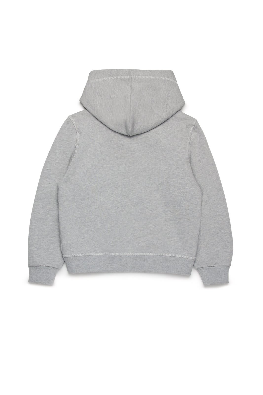 Shop Dsquared2 Logo Printed Hoodie In Grey