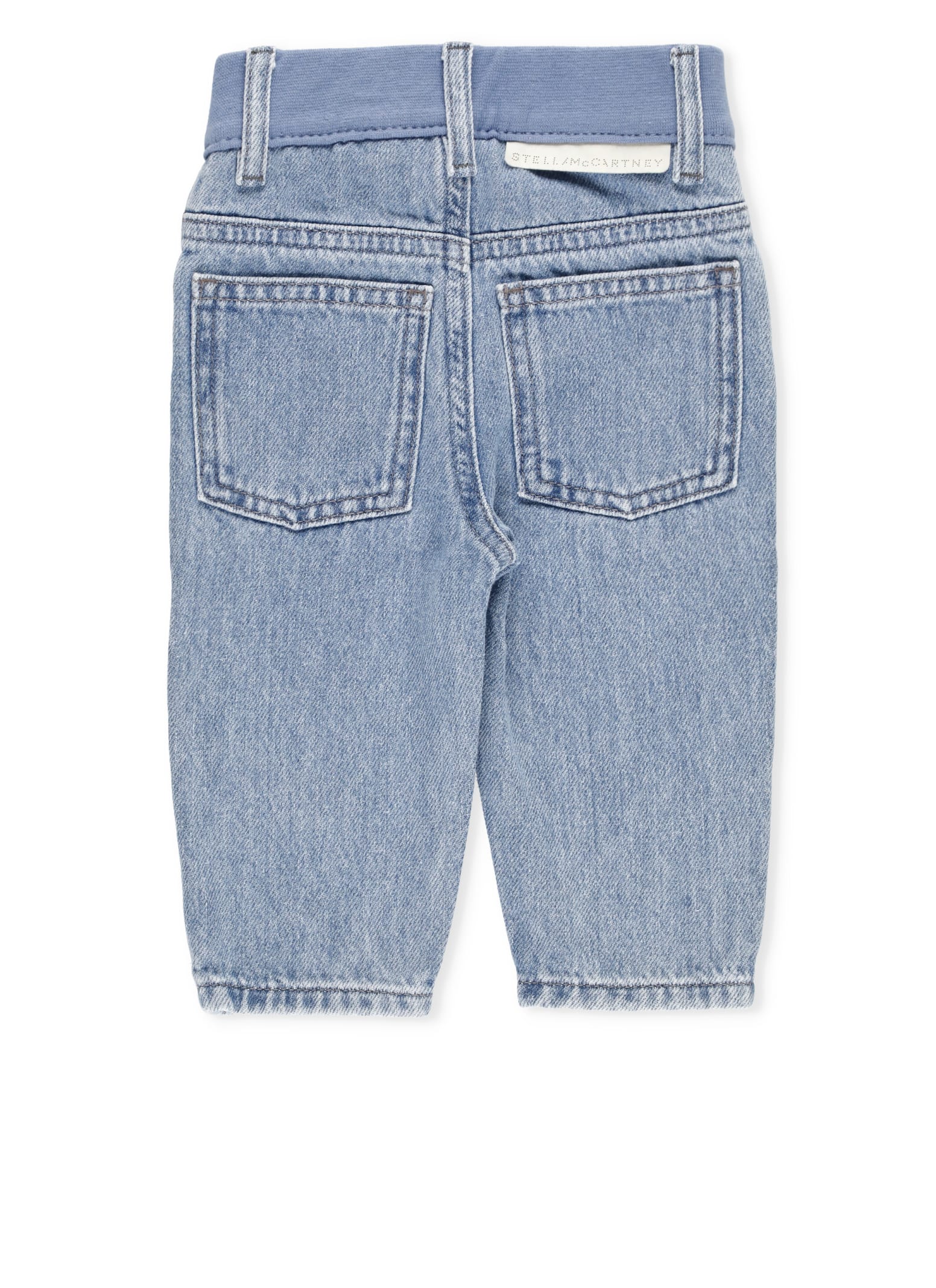 Shop Stella Mccartney Cotton Jeans In Denim