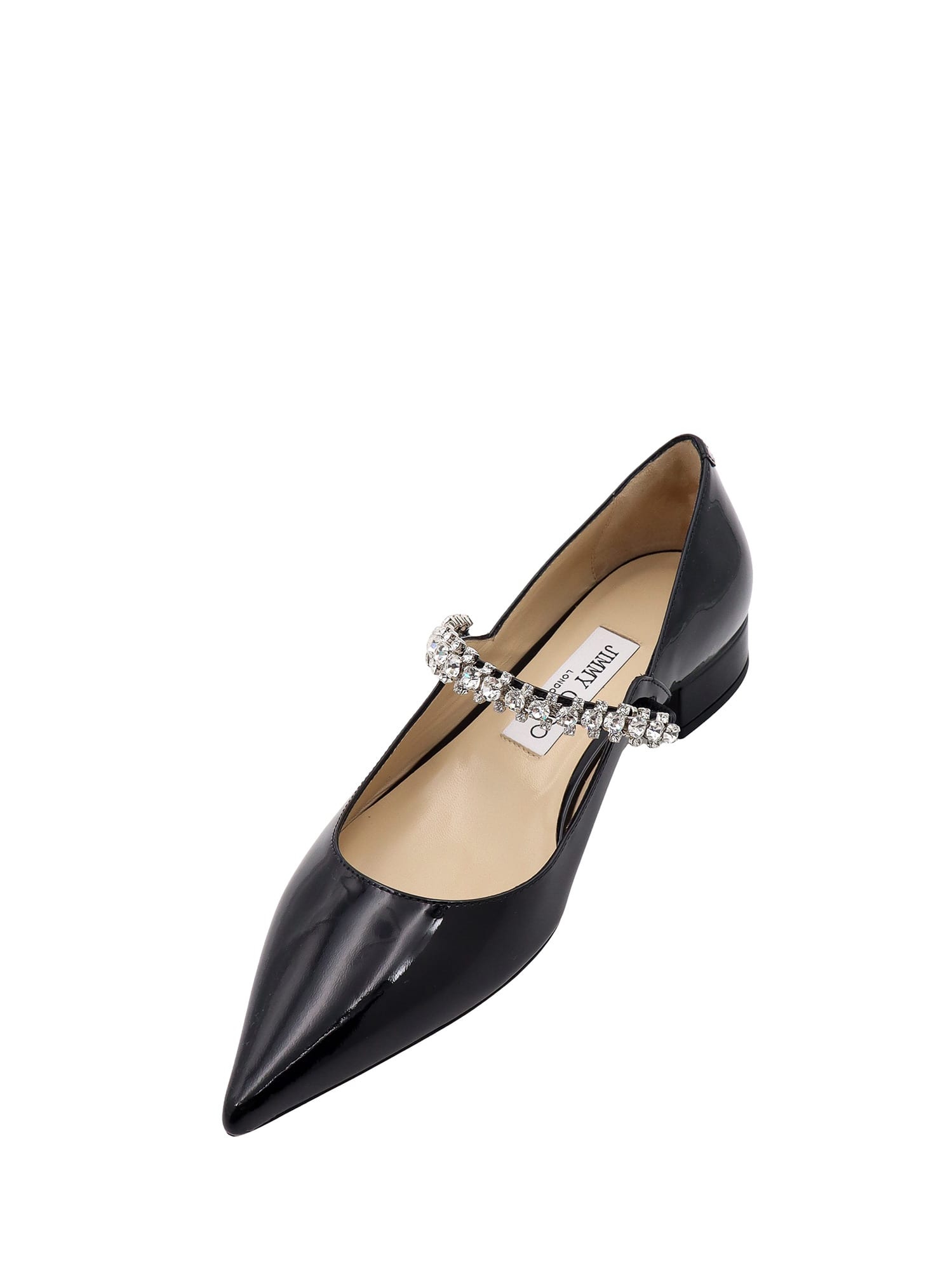 Shop Jimmy Choo Bing Pump Flat Décolleté In Black