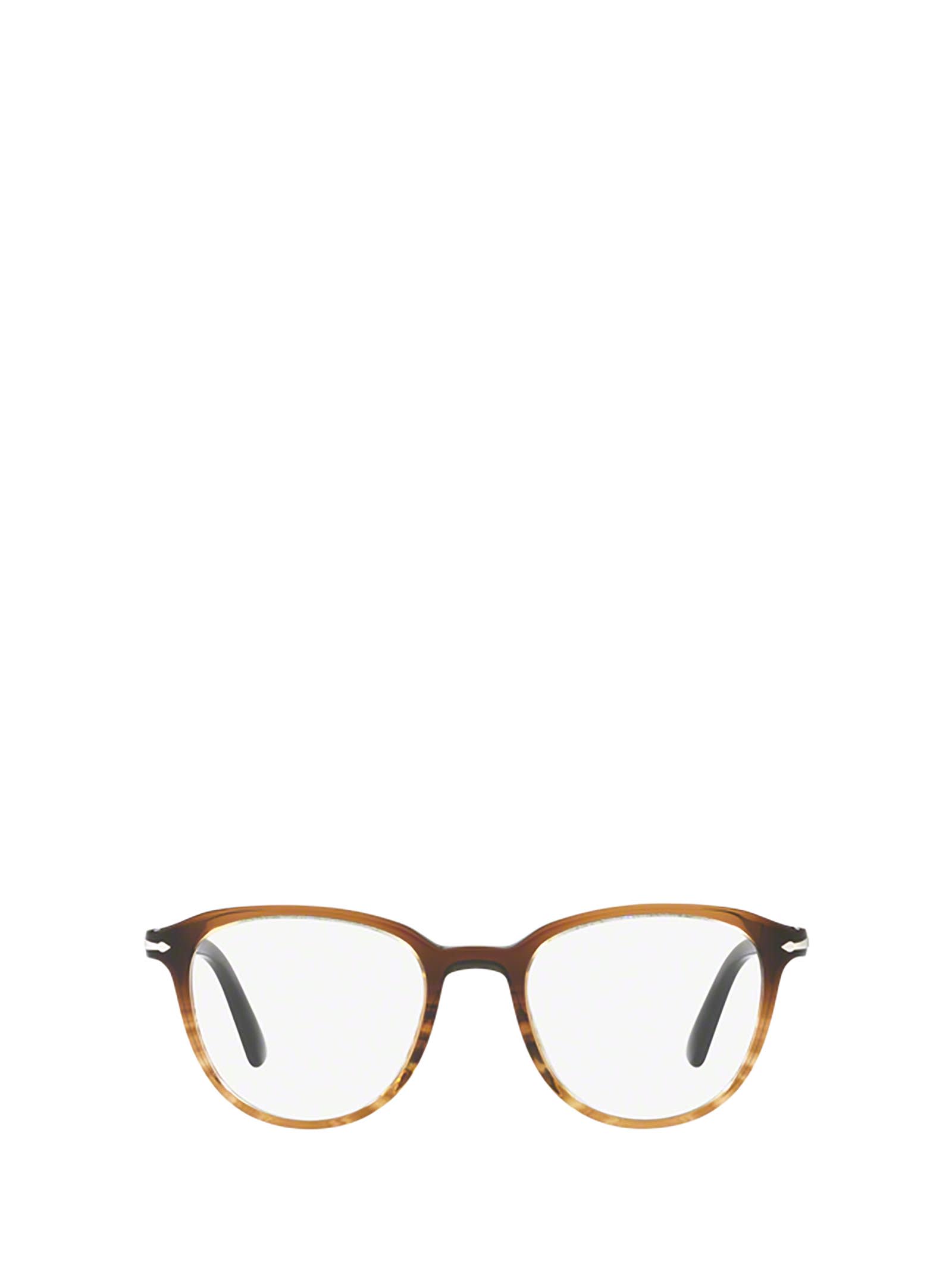 Persol Po3176v Black Gradient / Striped Brown Glasses