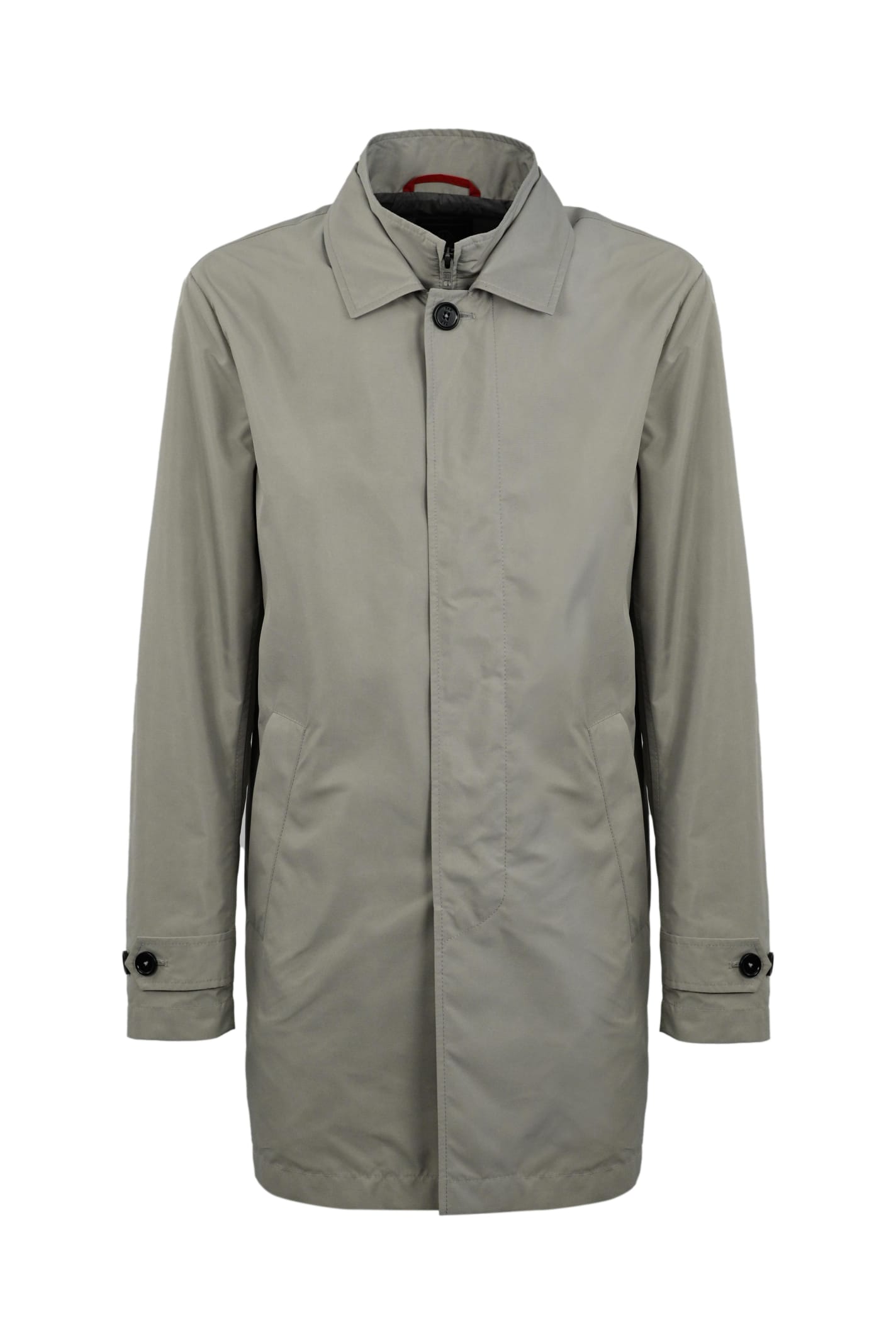 Fay Impermeable Morning Coat In Grigio