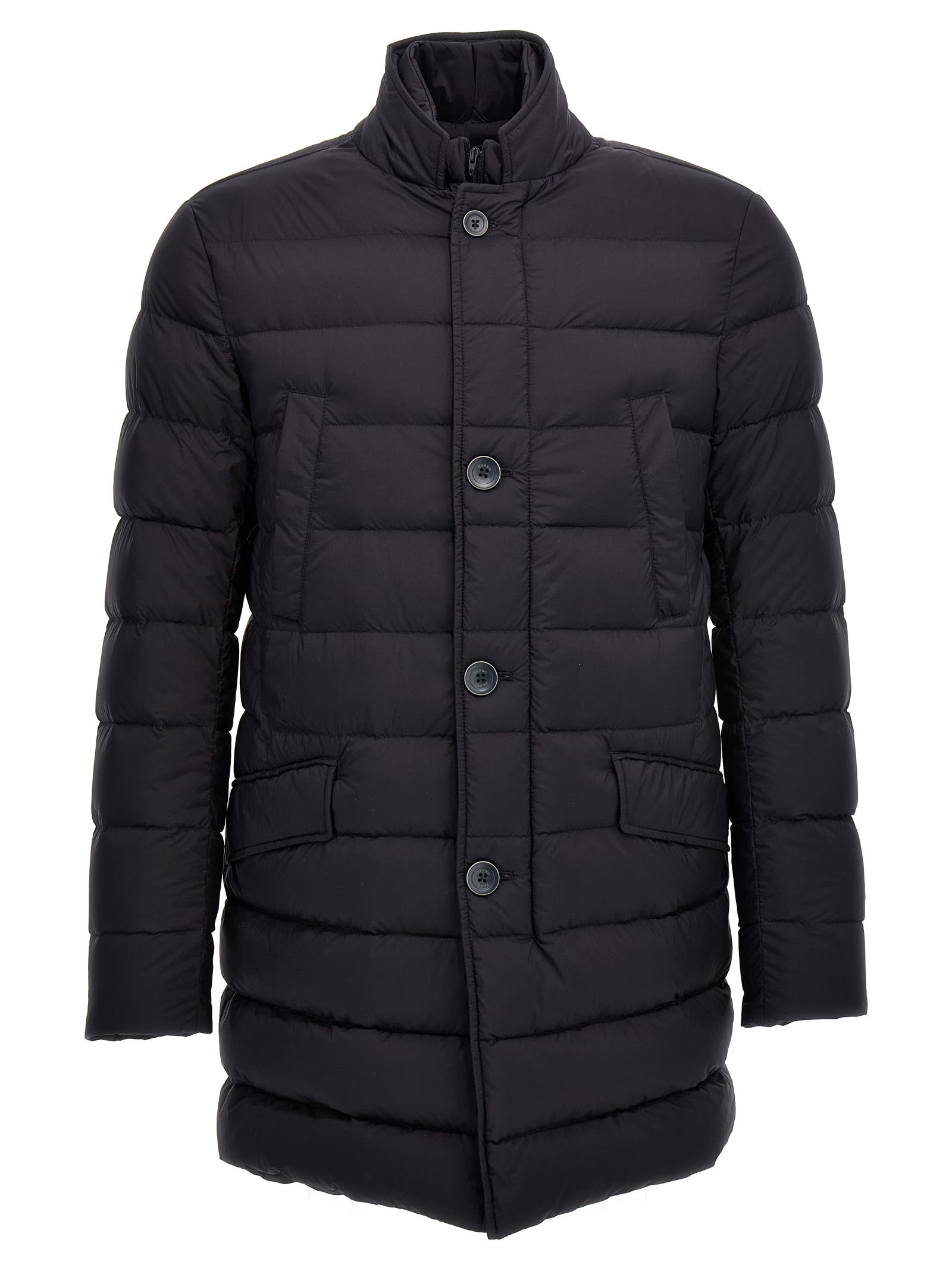 Shop Herno Il Cappotto Puffer Jacket In Black
