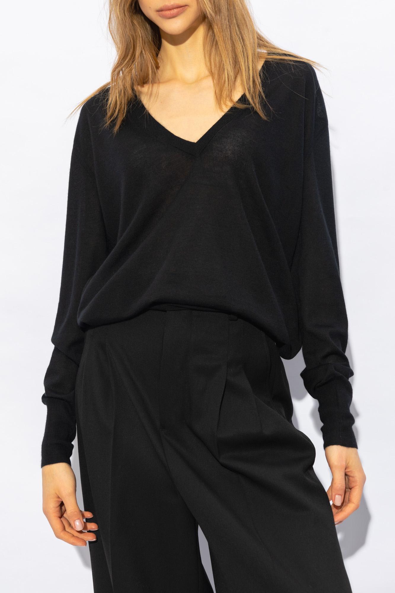 Jil Sander Cashmere Sweater In Black