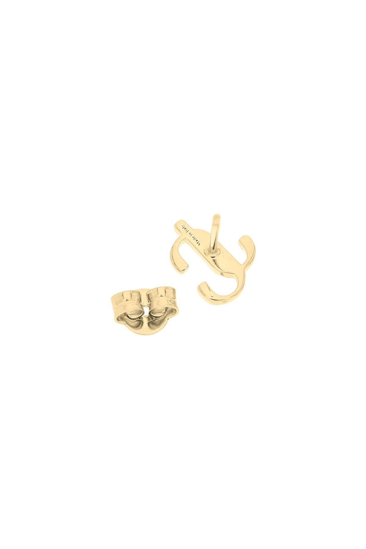 Shop Jimmy Choo Jc Earrings In Gold (gold)