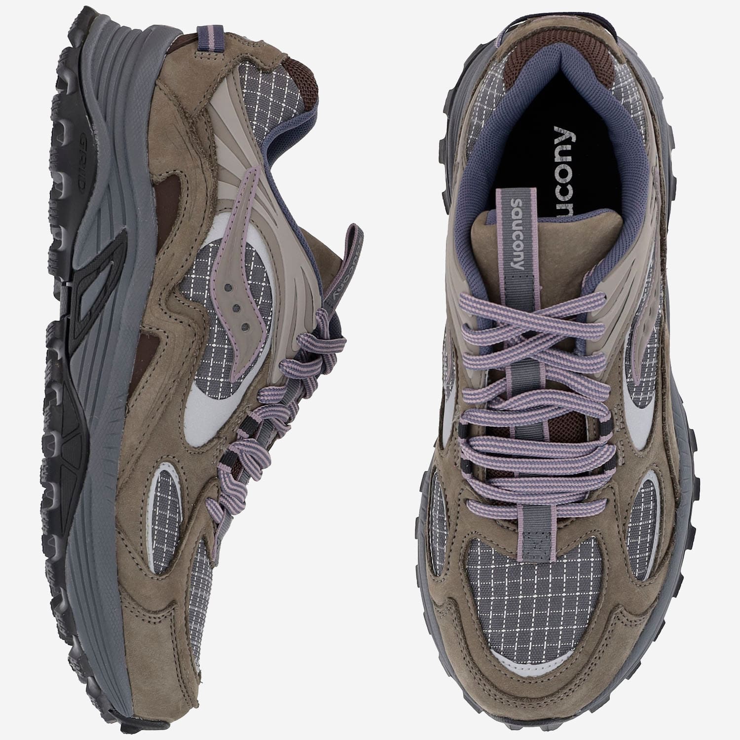 Saucony Sneaker Grid Aura X In Brown