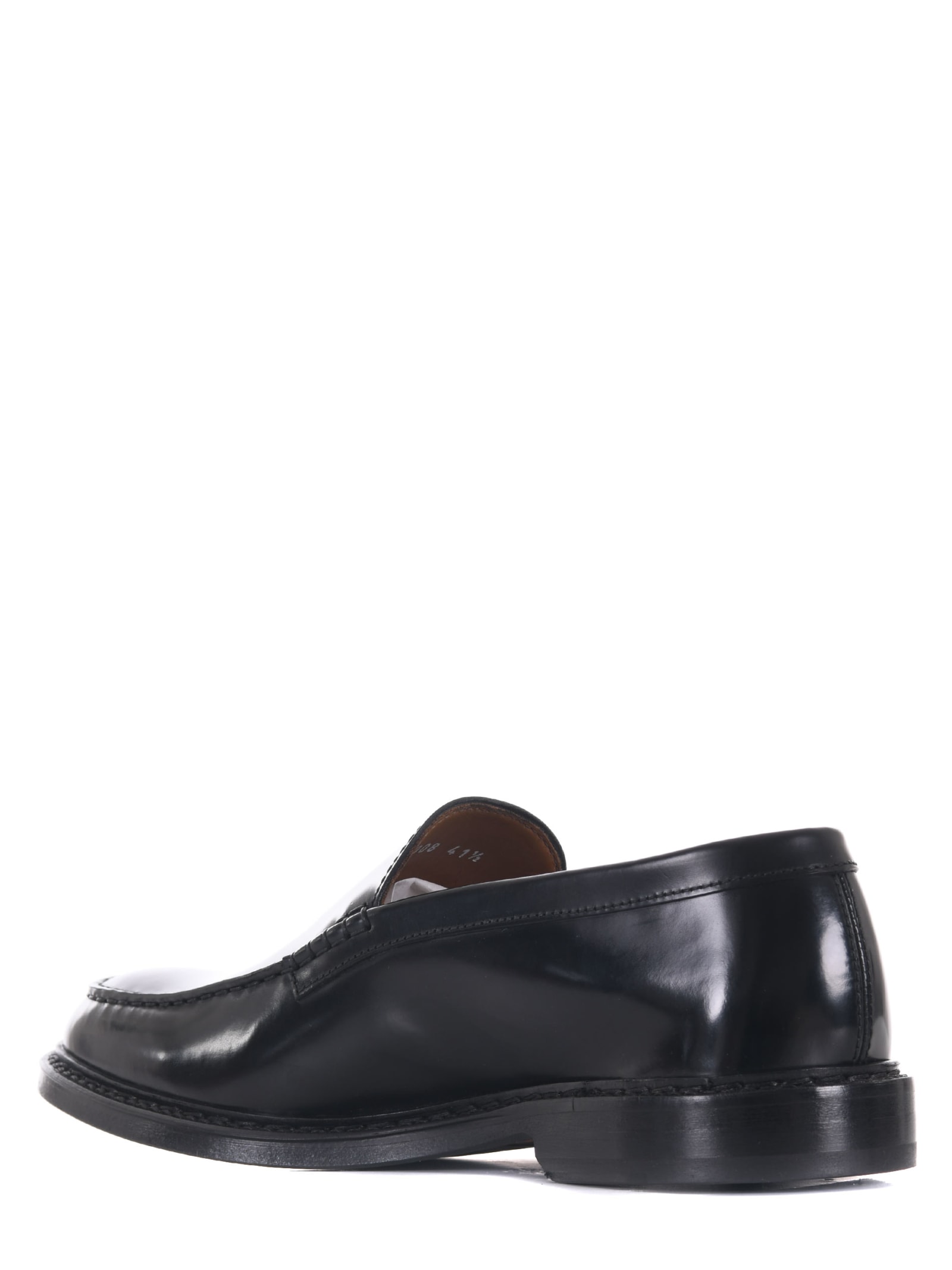 Shop Doucal's Doucals Loafers In Black