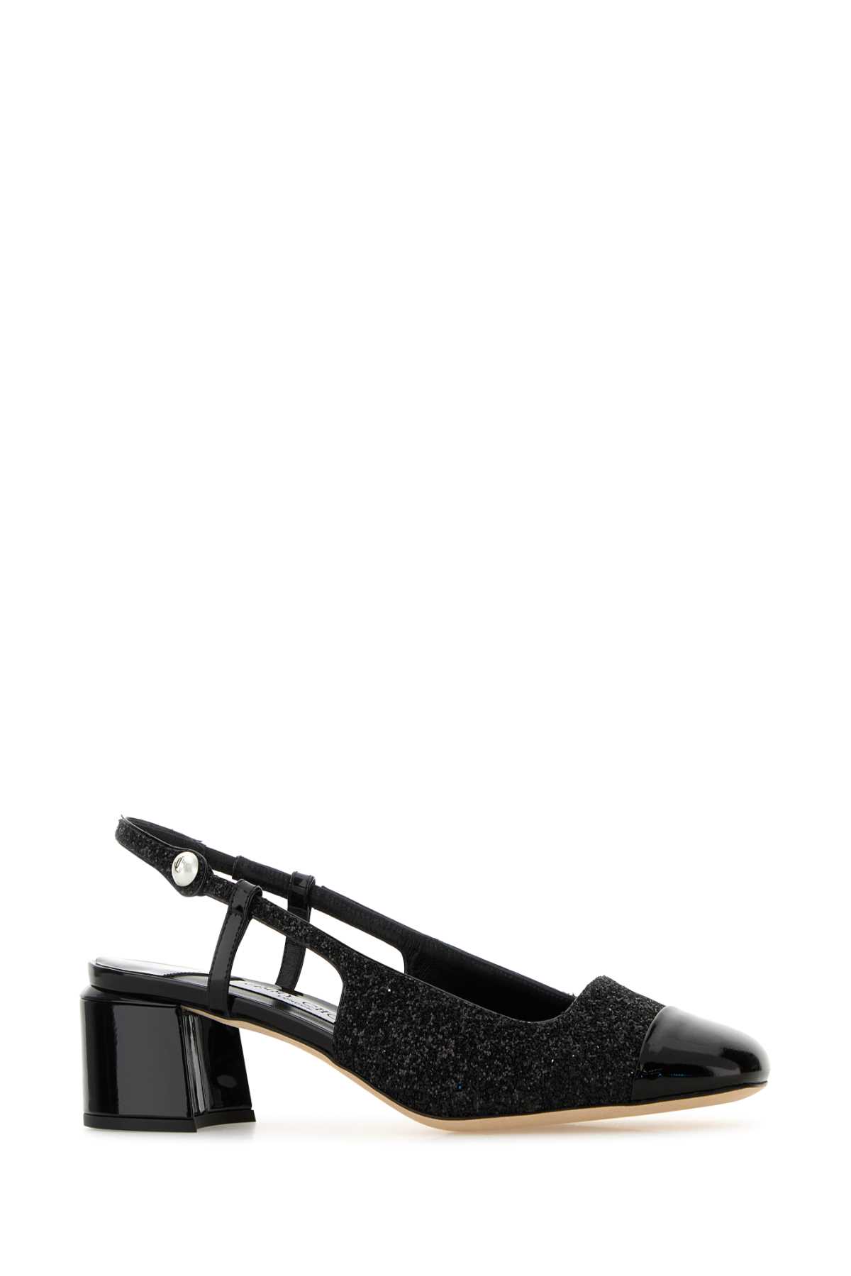 Jimmy Choo Elisa Patent Leather Slingback Pumps In Black