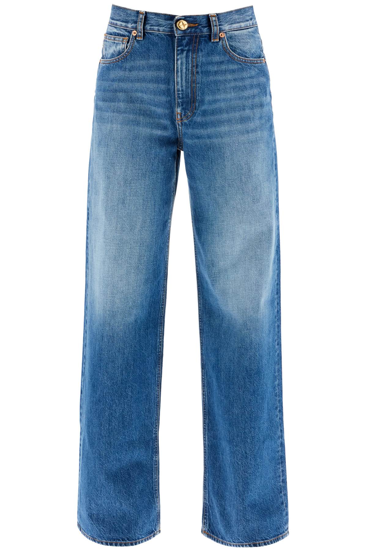 Wide Leg Jeans In Narida Sapphire Java Style