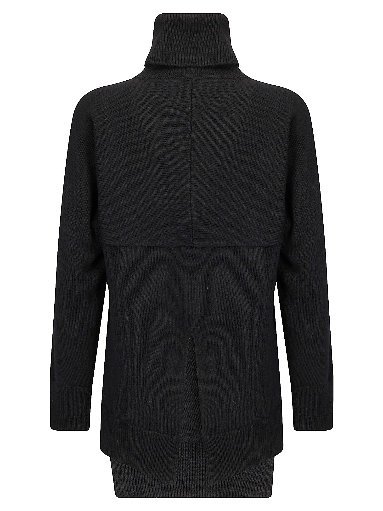 Stefano Mortari Turtleneck Mini Dress In Black
