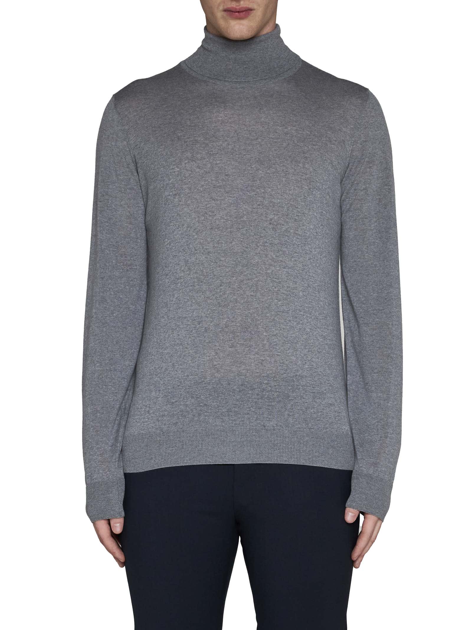 Shop Piacenza Cashmere Sweater In Grey