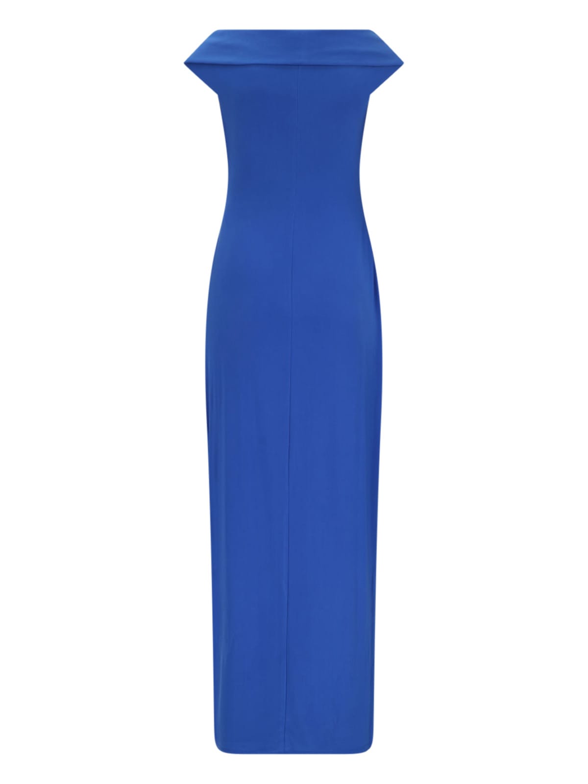 Polo Ralph Lauren Maxi Sheath Dress In New Sapphire