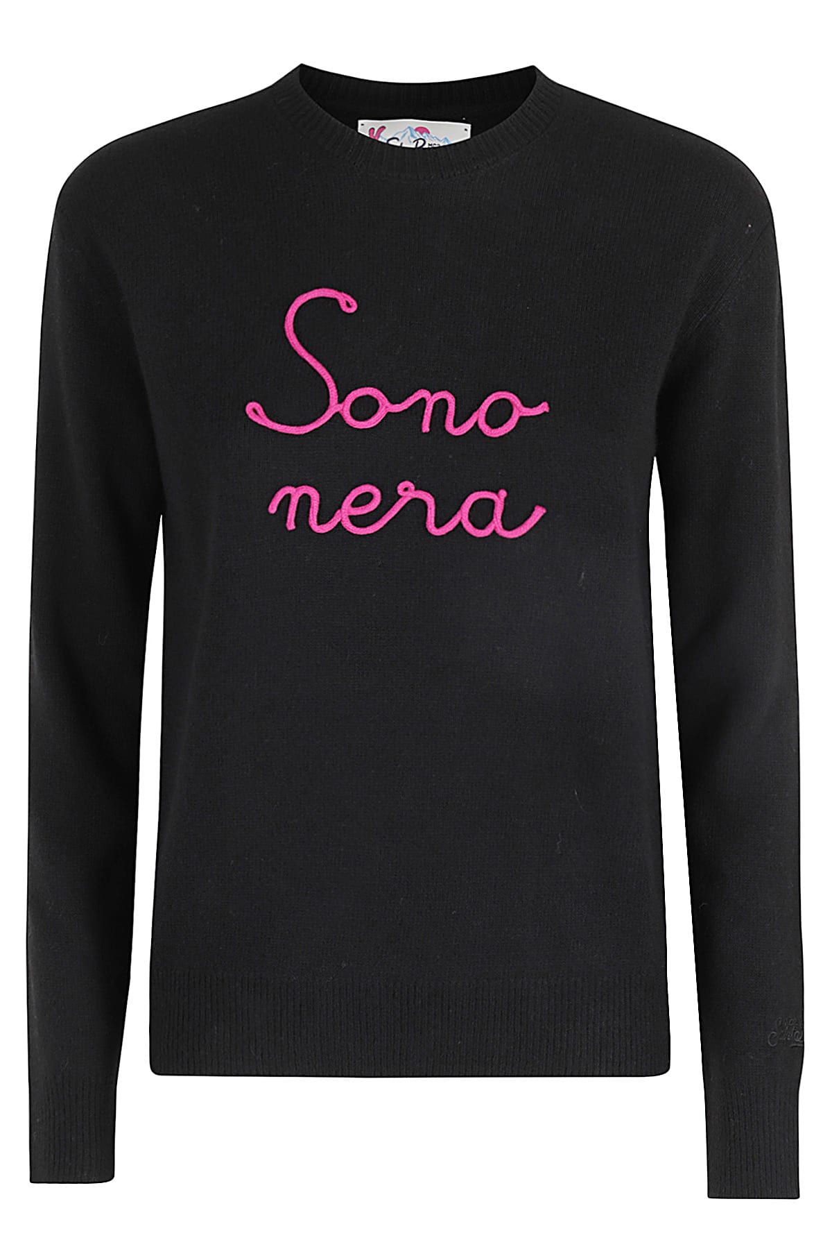 Shop Mc2 Saint Barth New Crewneck Sweater In Emb Nera