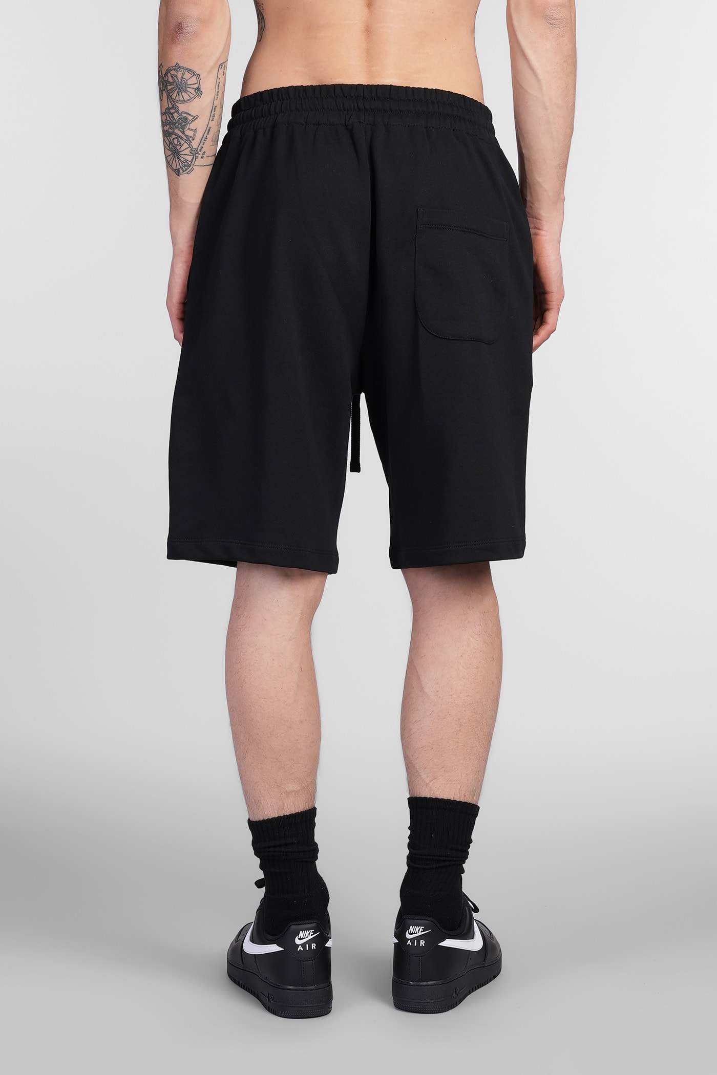 Ih Nom Uh Nit Shorts In Black Cotton In Black
