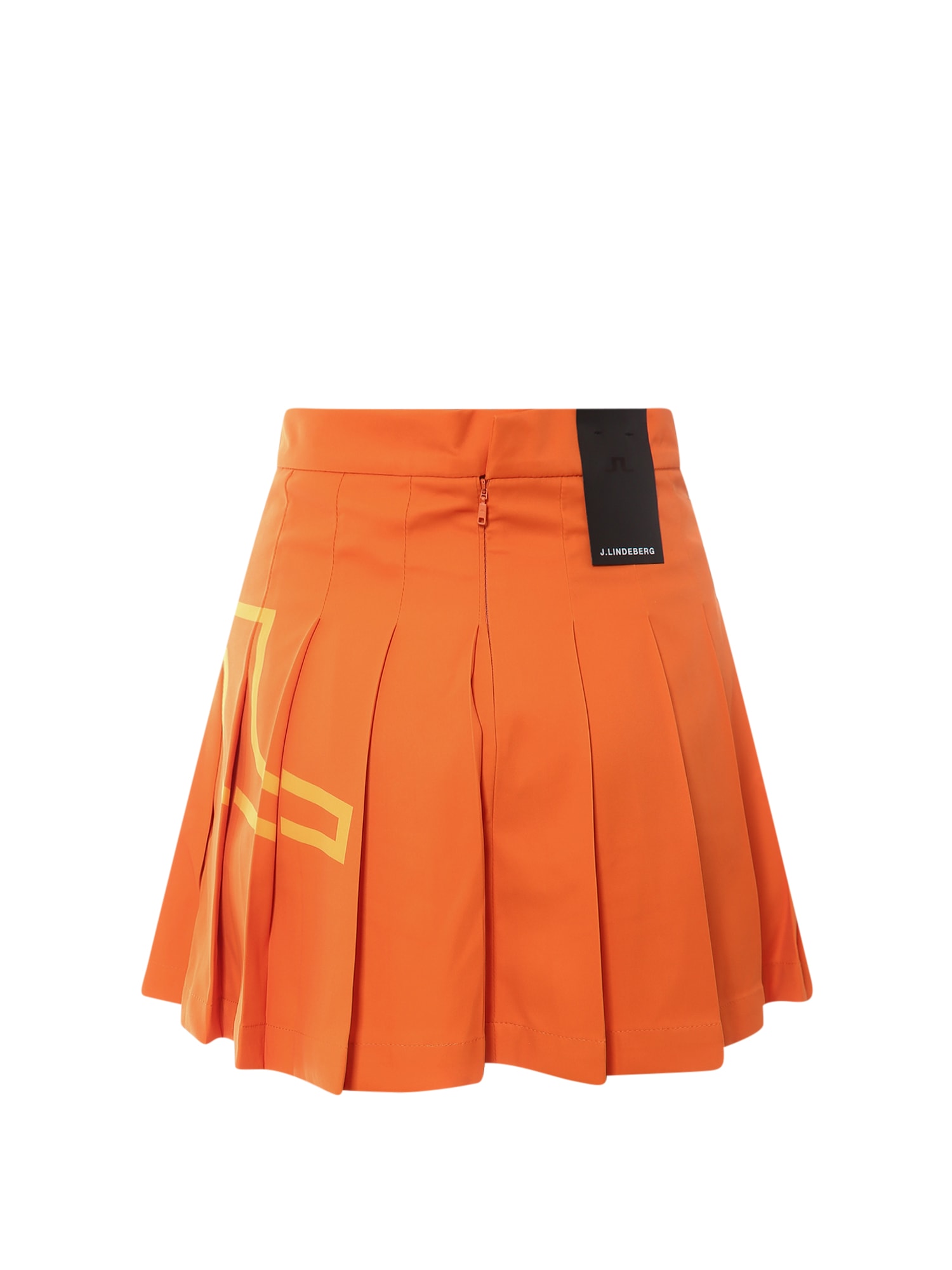 Shop J. Lindeberg Naomi Skirt In Orange