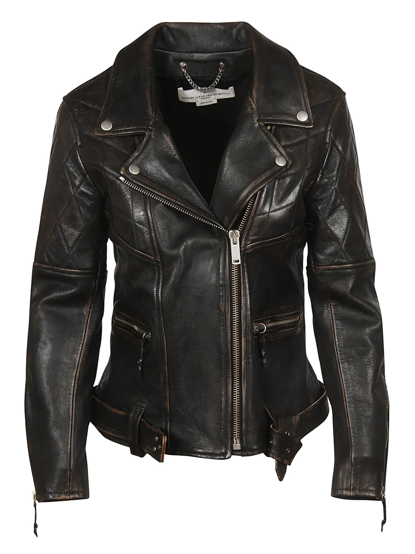 golden goose biker jacket