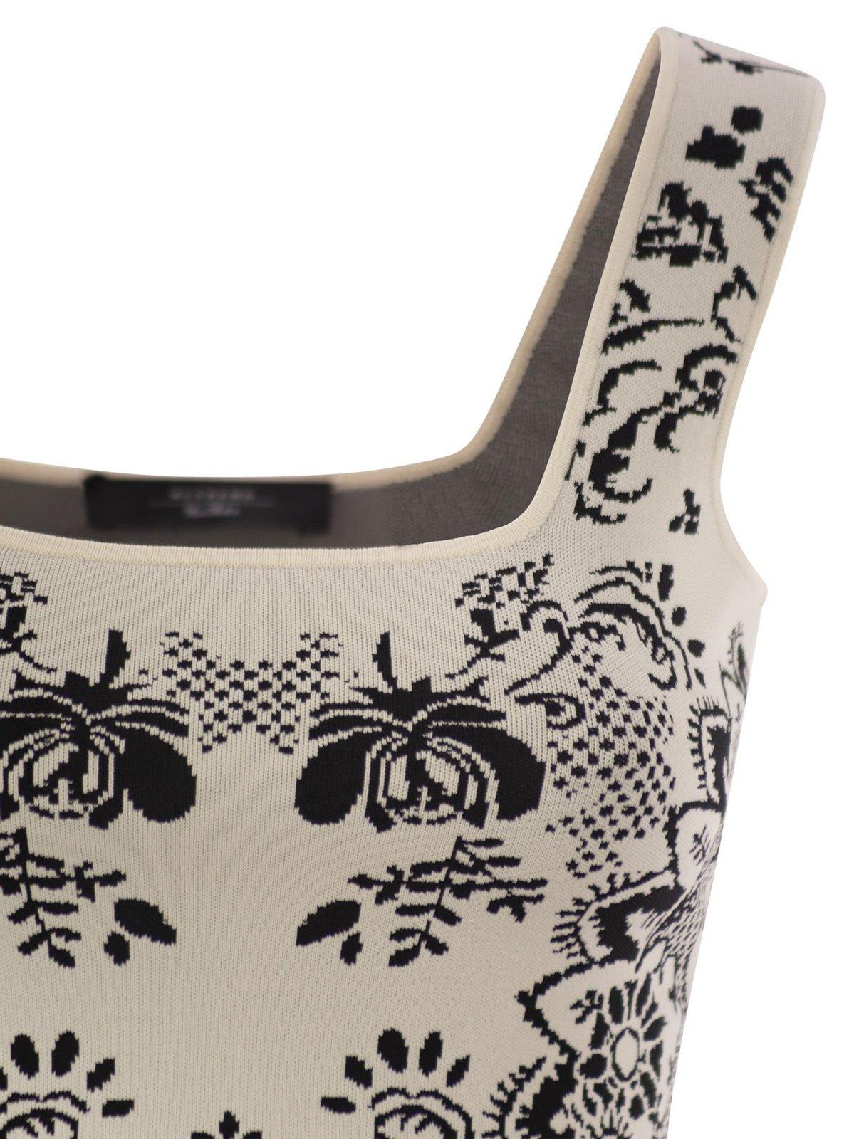 Weekend Max Mara Pilade All-over Patterned Top In Neutral