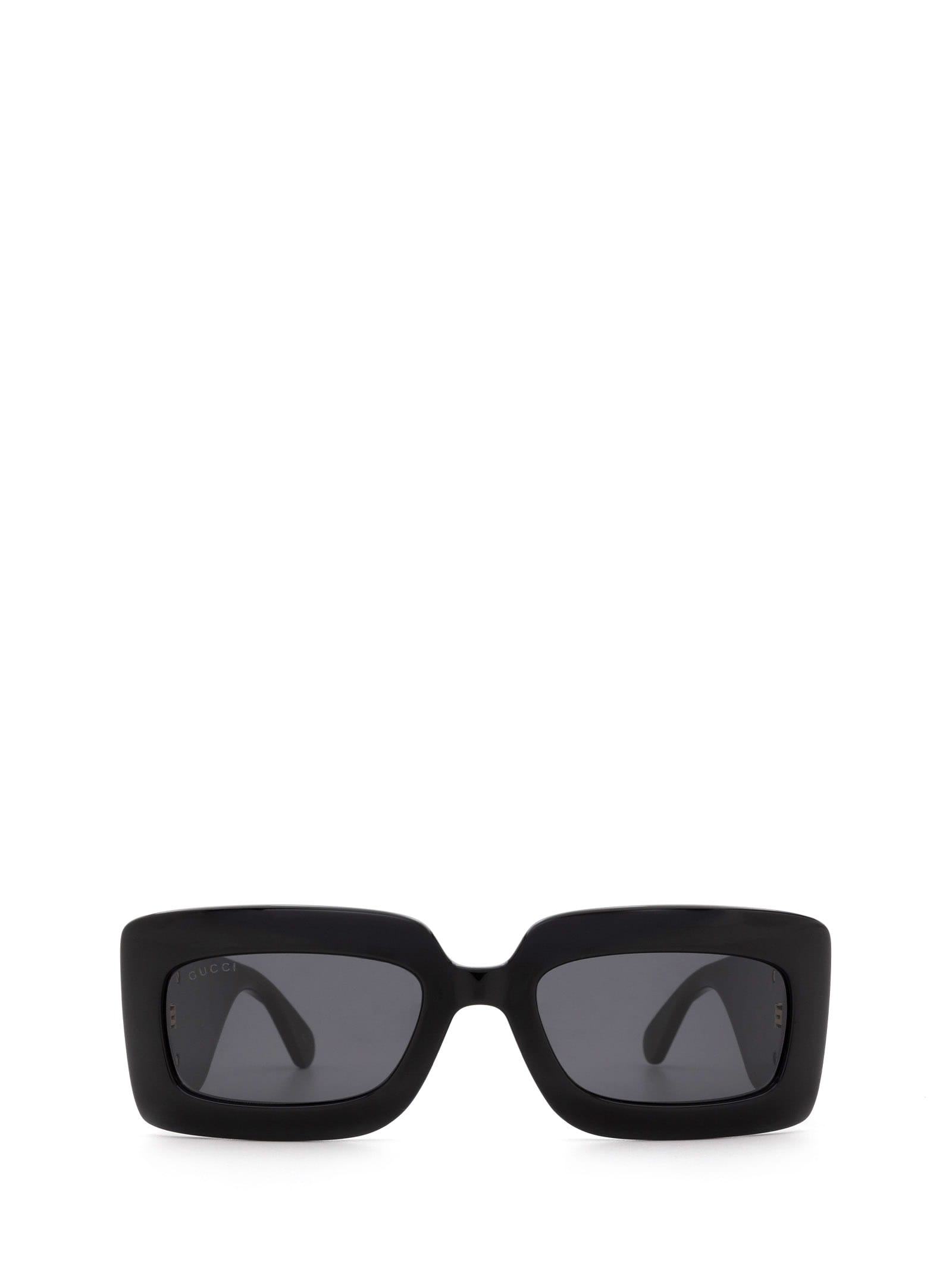 Gucci Black GG0811S Rectangle Sunglasses Gucci