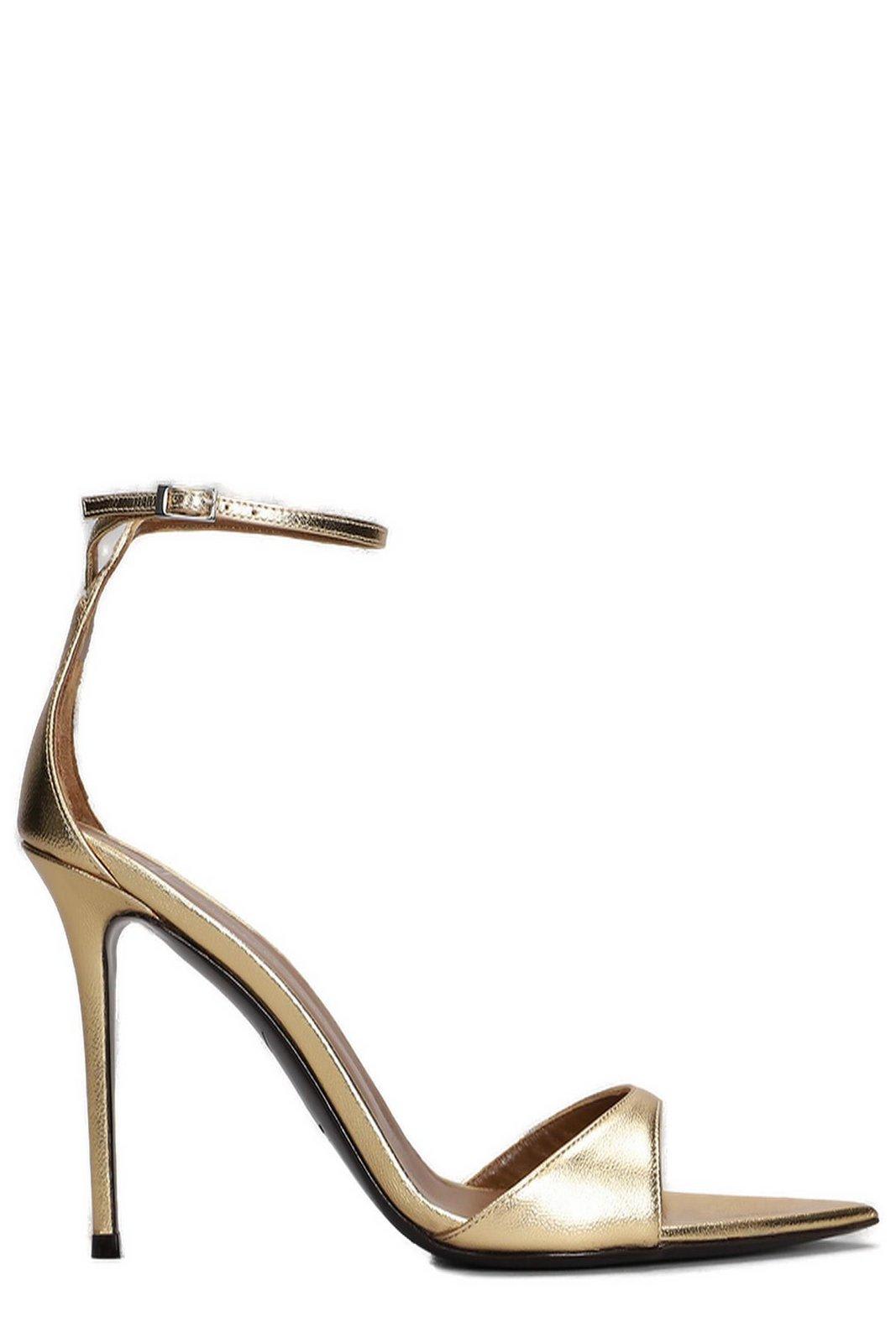 Giuseppe Zanotti Kanda Pointed Toe Sandals In Animal Print