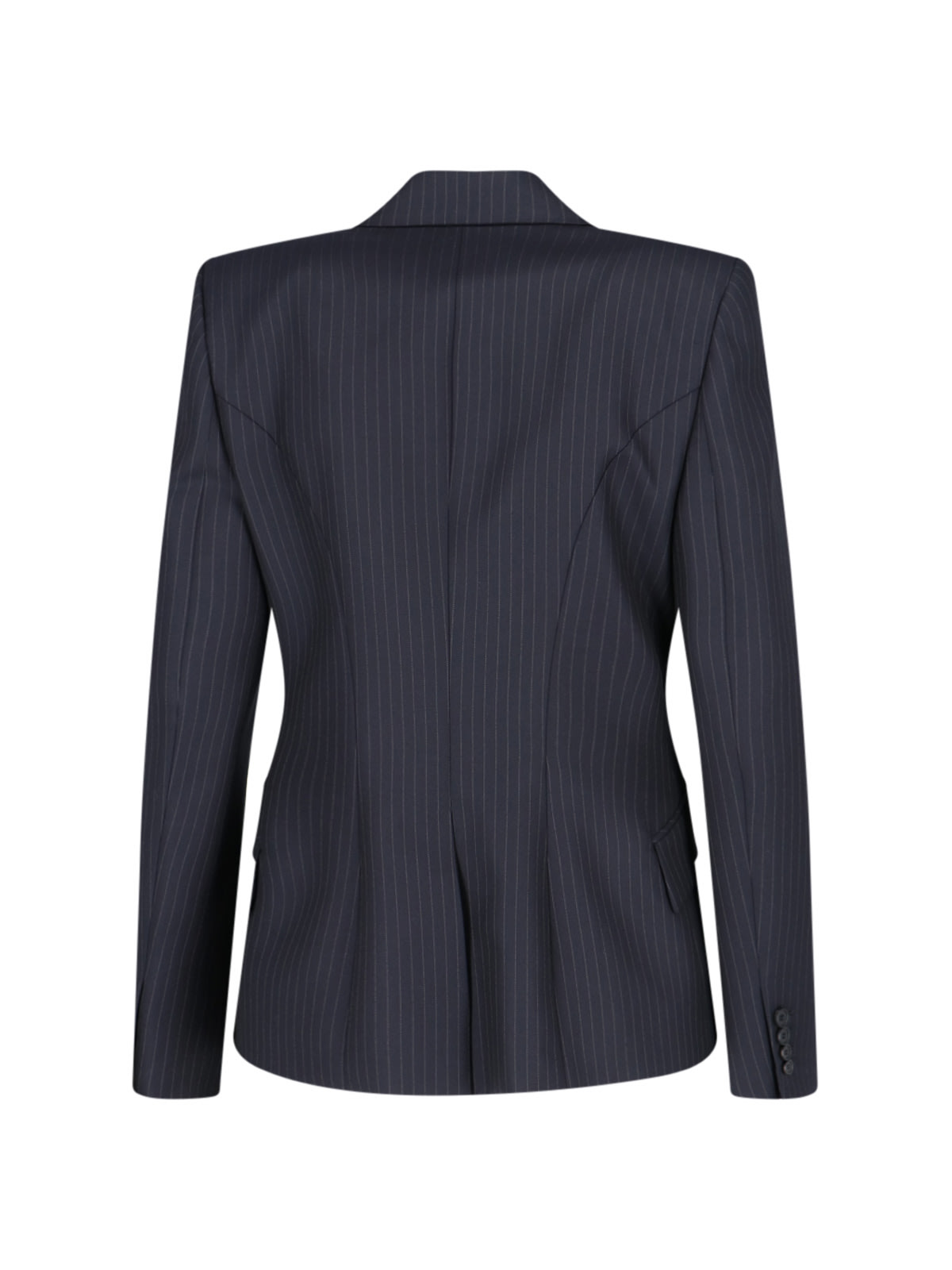 Shop Alexander Mcqueen One-breasted Jacket In Gray